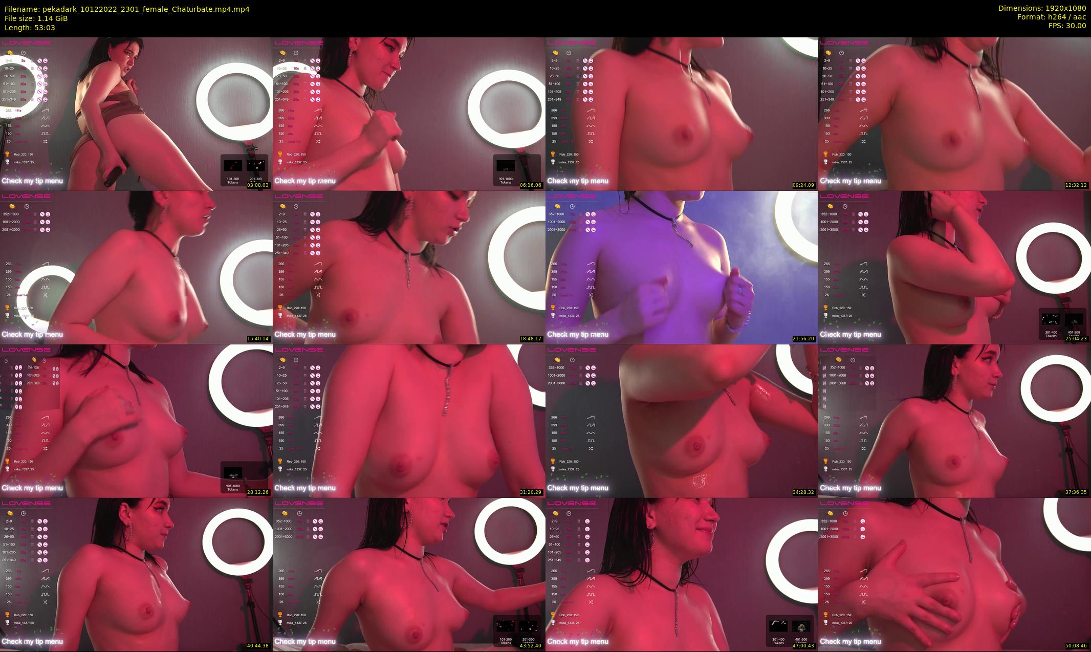 pekadark — 54 minute Chaturbate female cam show recording, 1080p, Dec 10, 2022