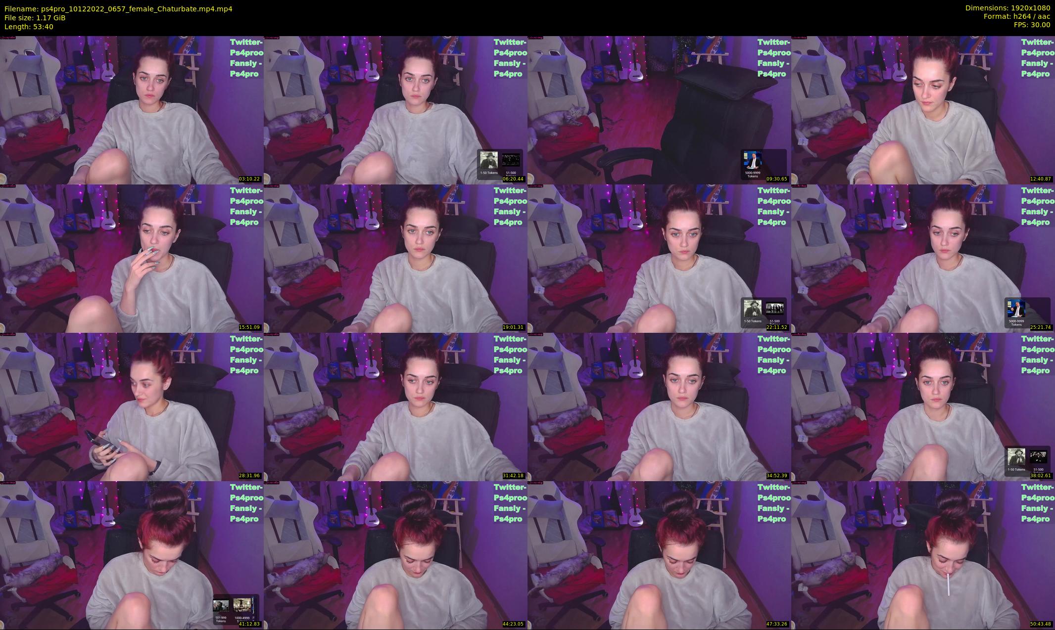 ps4pro — 54 minute Chaturbate female cam show recording, 1080p, Dec 10, 2022