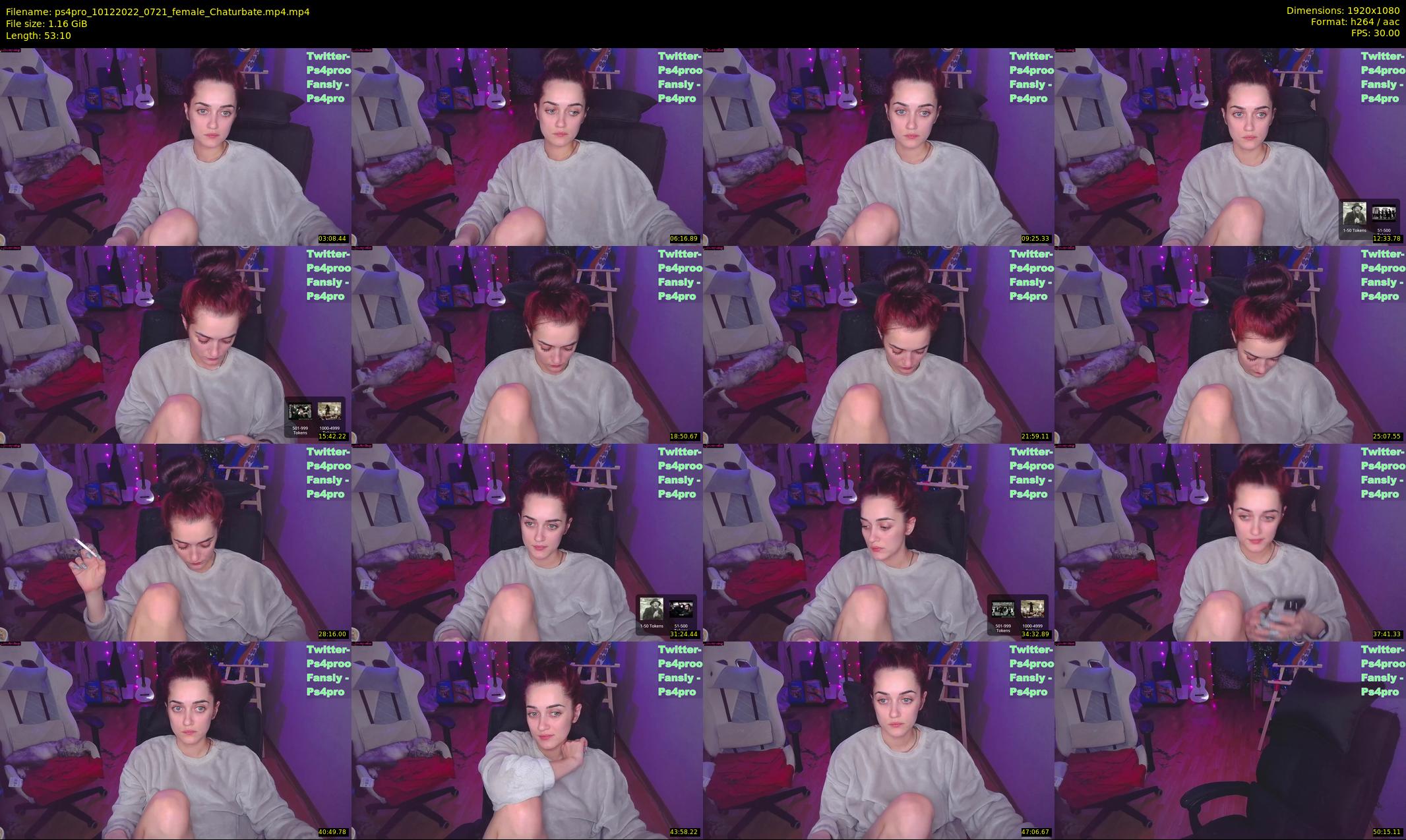 ps4pro — 54 minute Chaturbate female cam show recording, 1080p, Dec 10, 2022