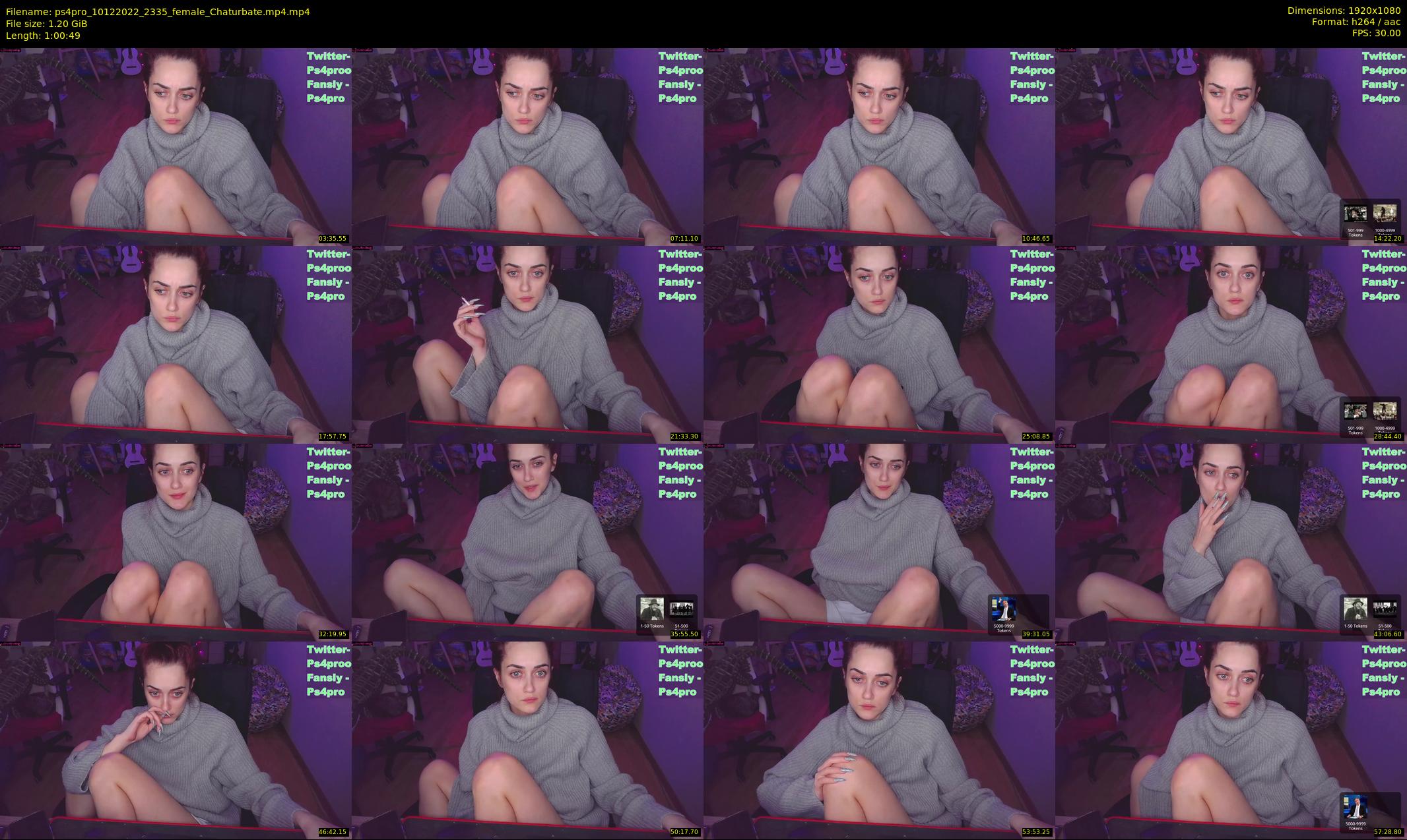 ps4pro — 61 minute Chaturbate female cam show recording, 1080p, Dec 10, 2022