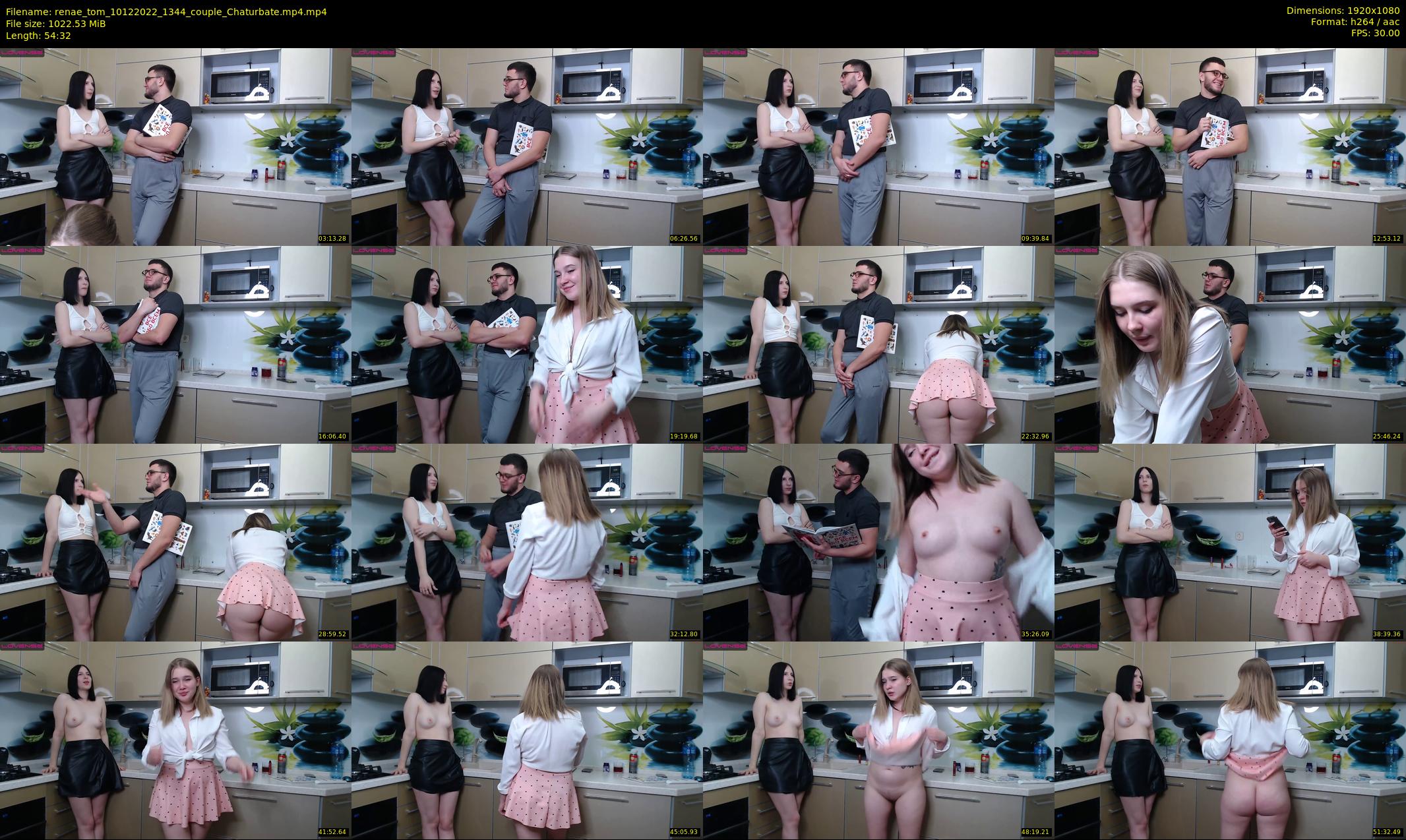 renae_tom — 55 minute Chaturbate couple cam show recording, 1080p, Dec 10, 2022