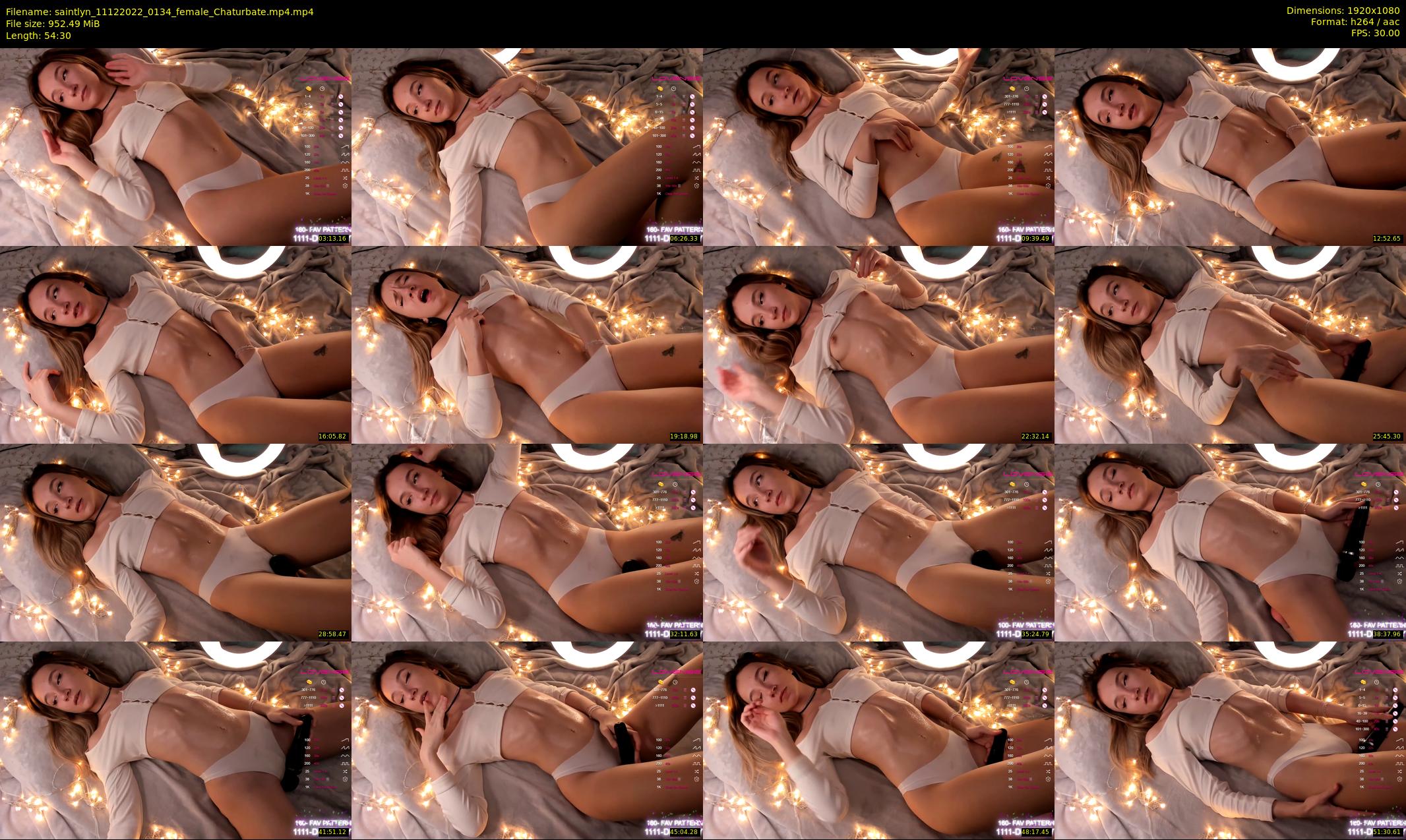 saintlyn — 55 minute Chaturbate female cam show recording, 1080p, Dec 11, 2022