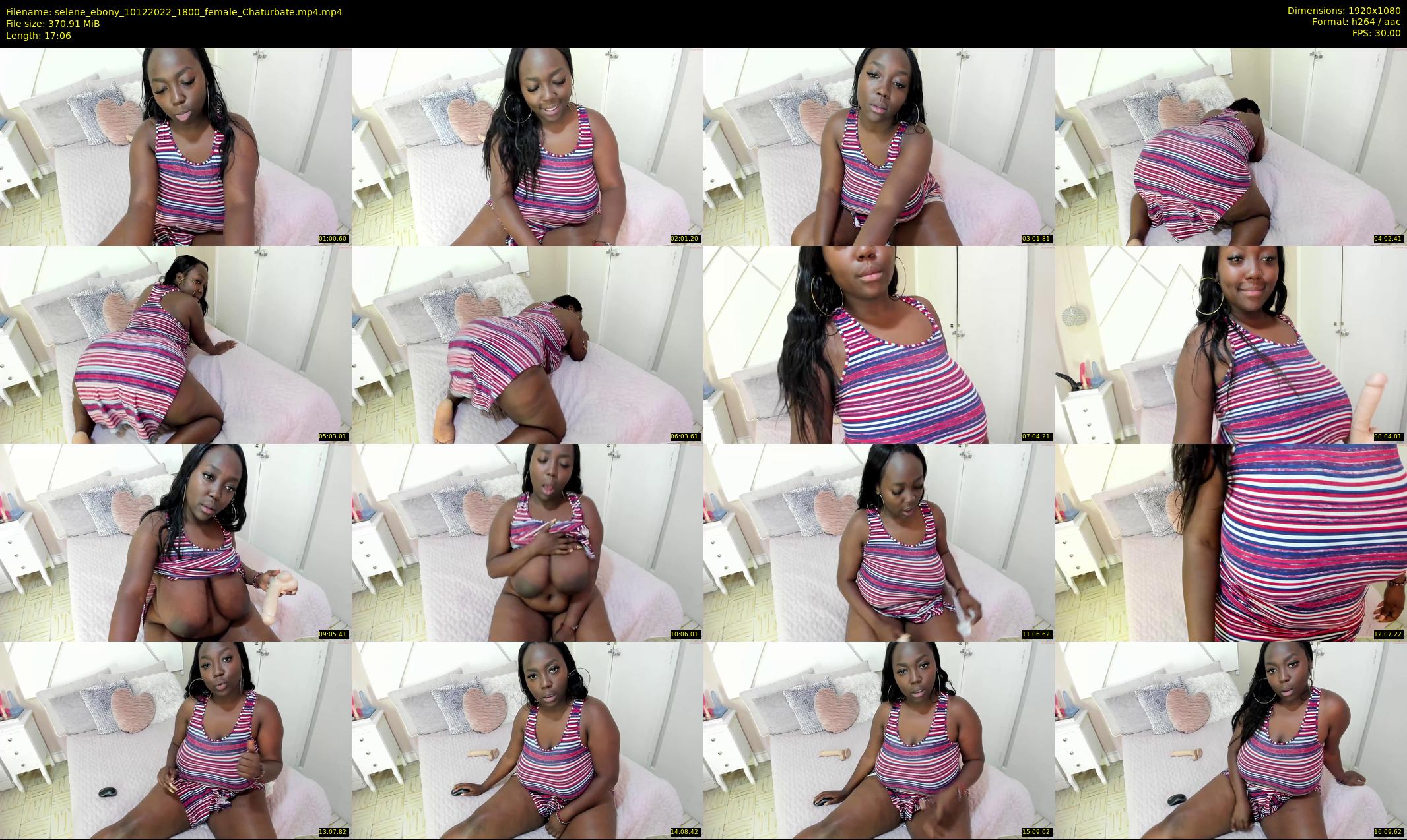 selene_ebony — 18 minute Chaturbate female cam show recording, 1080p, Dec 10, 2022