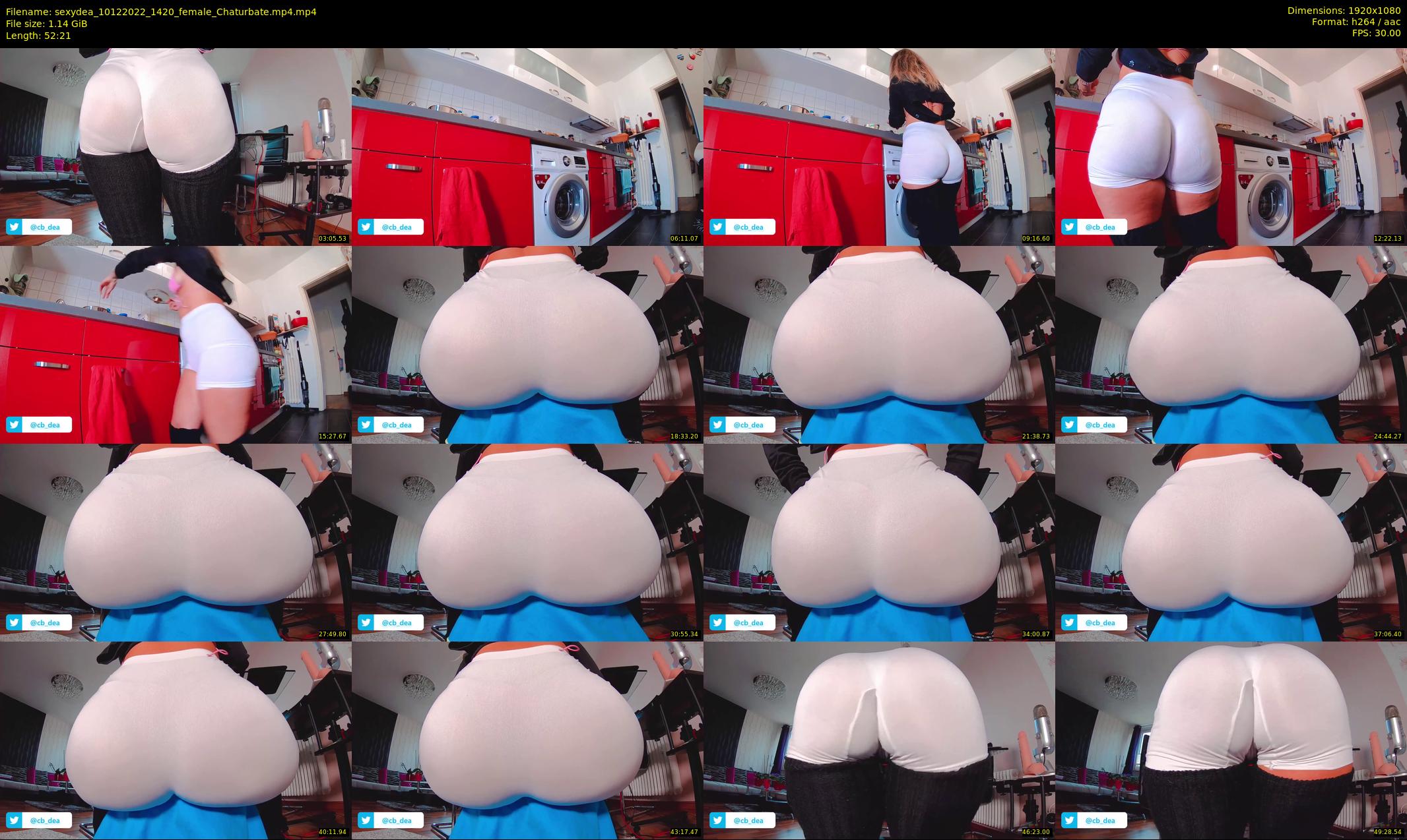 sexydea — 53 minute Chaturbate female cam show recording, 1080p, Dec 10, 2022