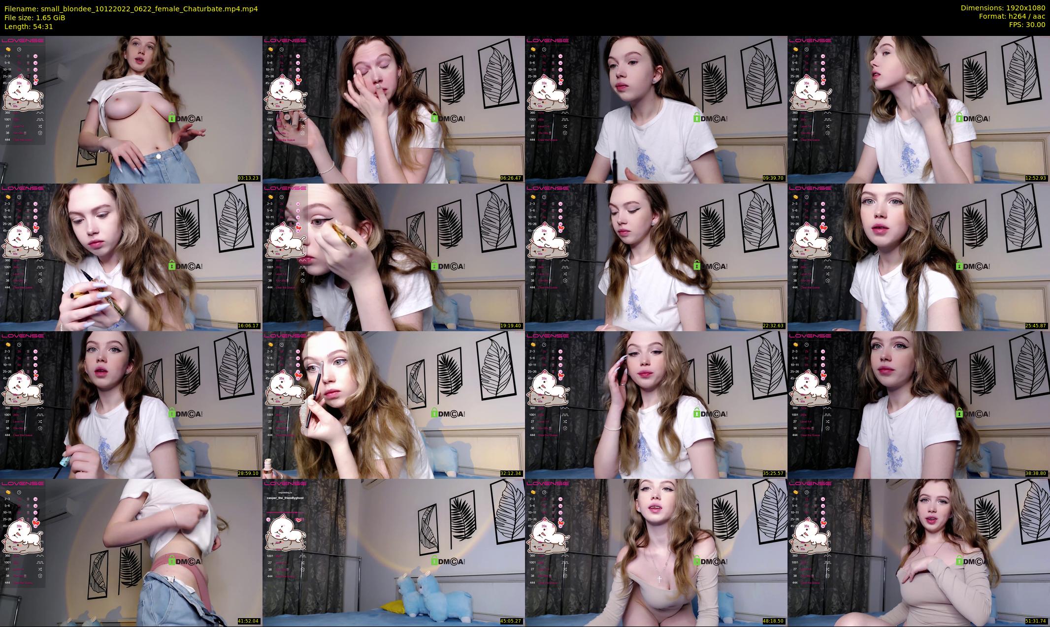 small_blondee — 55 minute Chaturbate female cam show recording, 1080p, Dec 10, 2022
