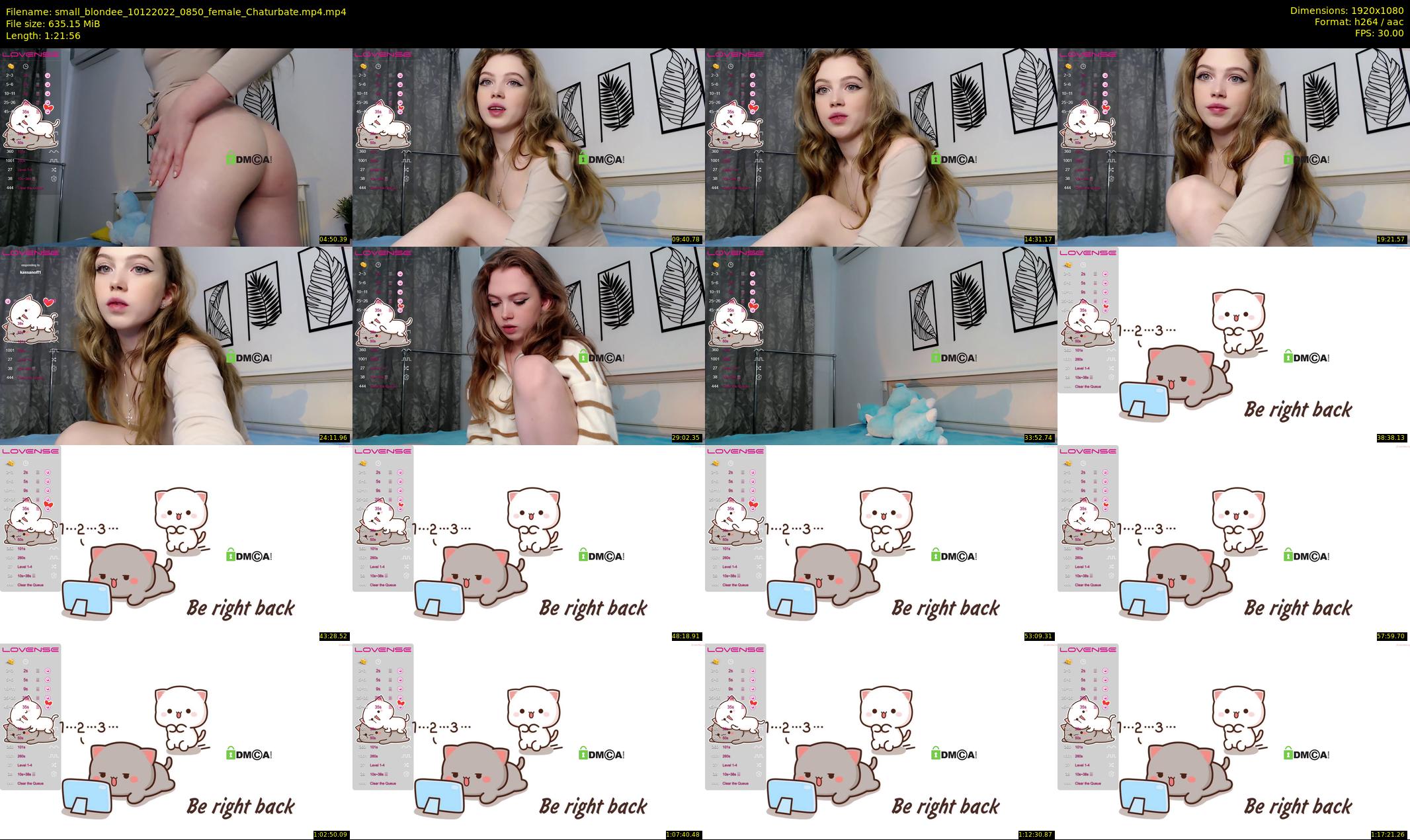 small_blondee — 82 minute Chaturbate female cam show recording, 1080p, Dec 10, 2022