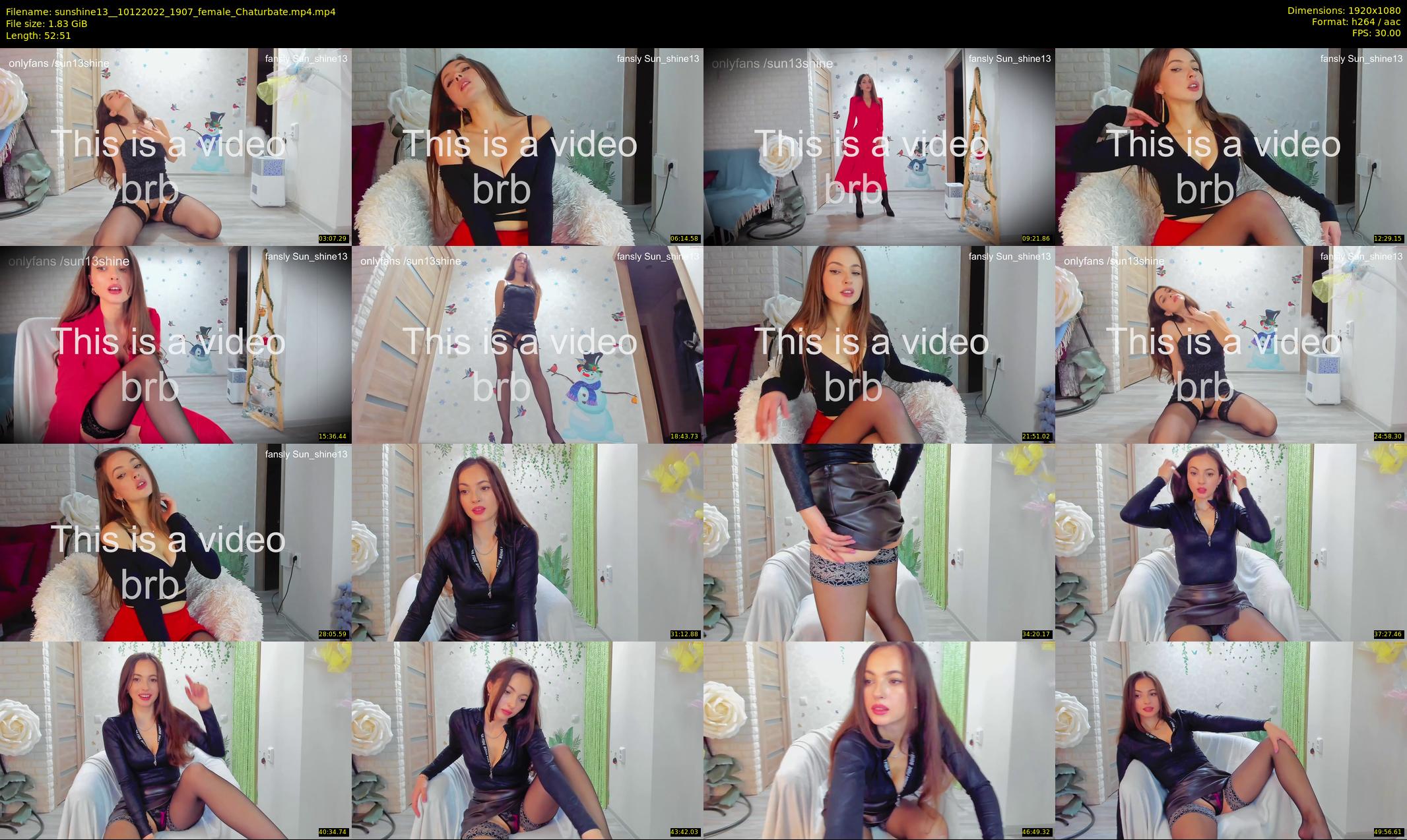 sunshine13_ — 53 minute Chaturbate female cam show recording, 1080p, Dec 10, 2022
