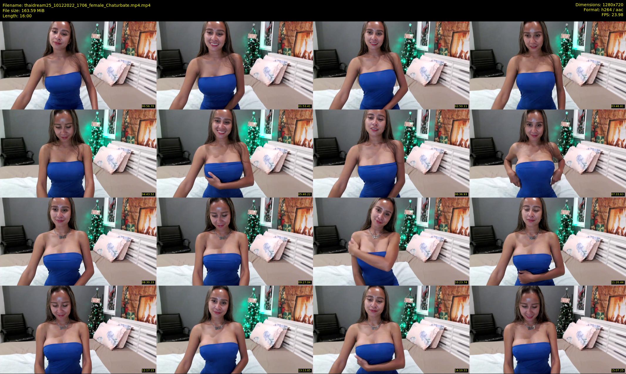thaidream25 — 16 minute Chaturbate female cam show recording, 720p, Dec 10, 2022