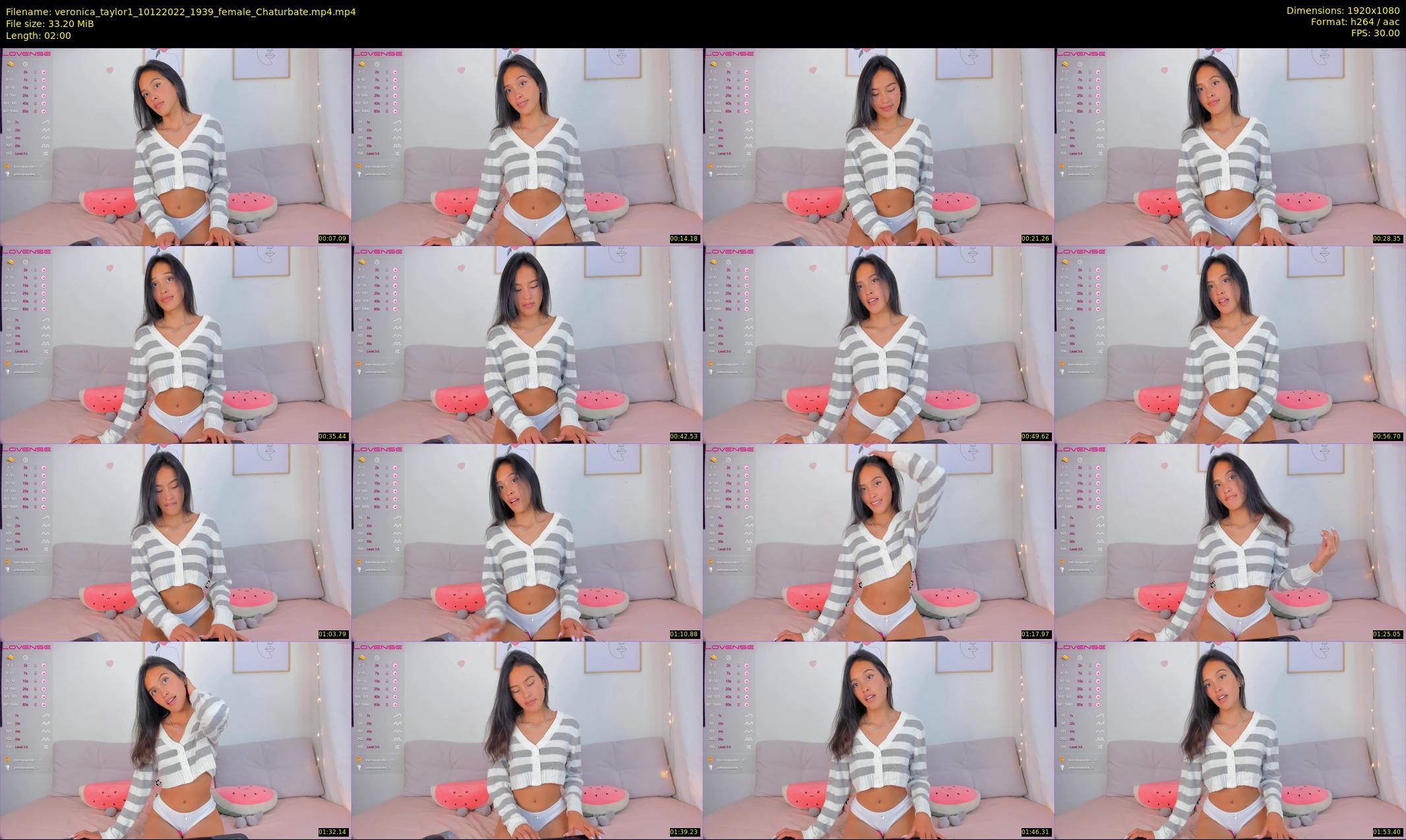veronica_taylor1 — 2 minute Chaturbate female cam show recording, 1080p, Dec 10, 2022