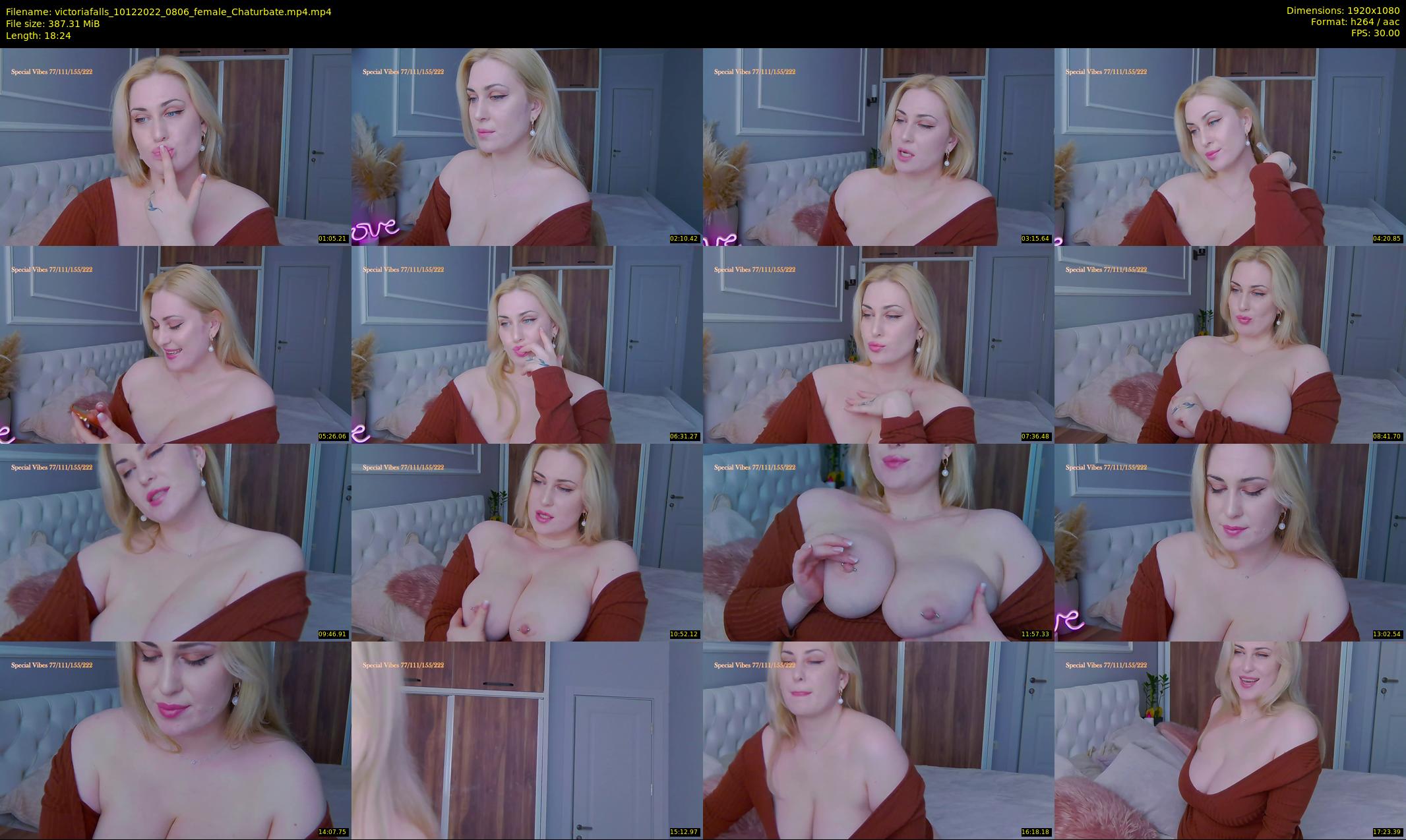 victoriafalls — 19 minute Chaturbate female cam show recording, 1080p, Dec 10, 2022