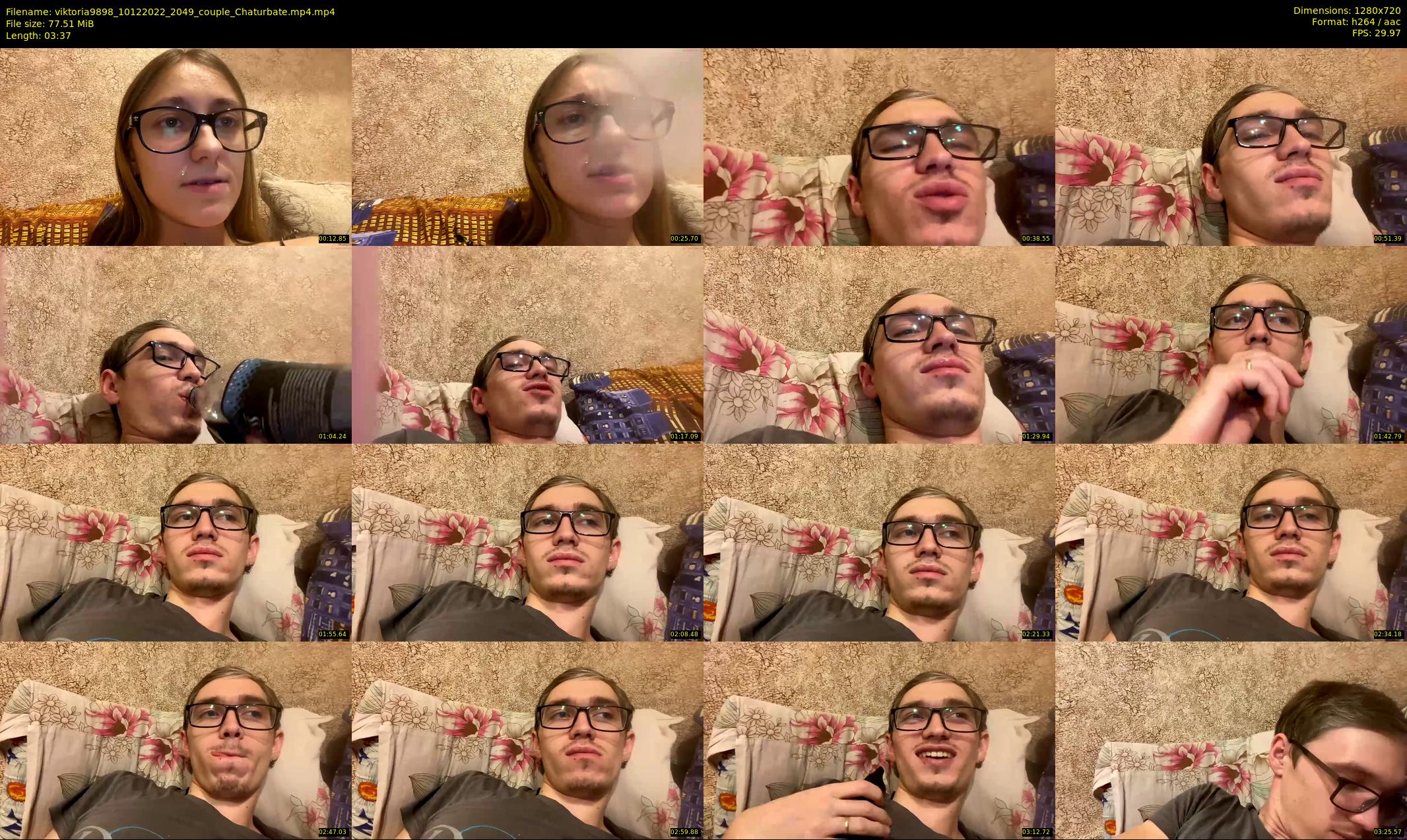 viktoria9898 — 4 minute Chaturbate couple cam show recording, 720p, Dec 10, 2022