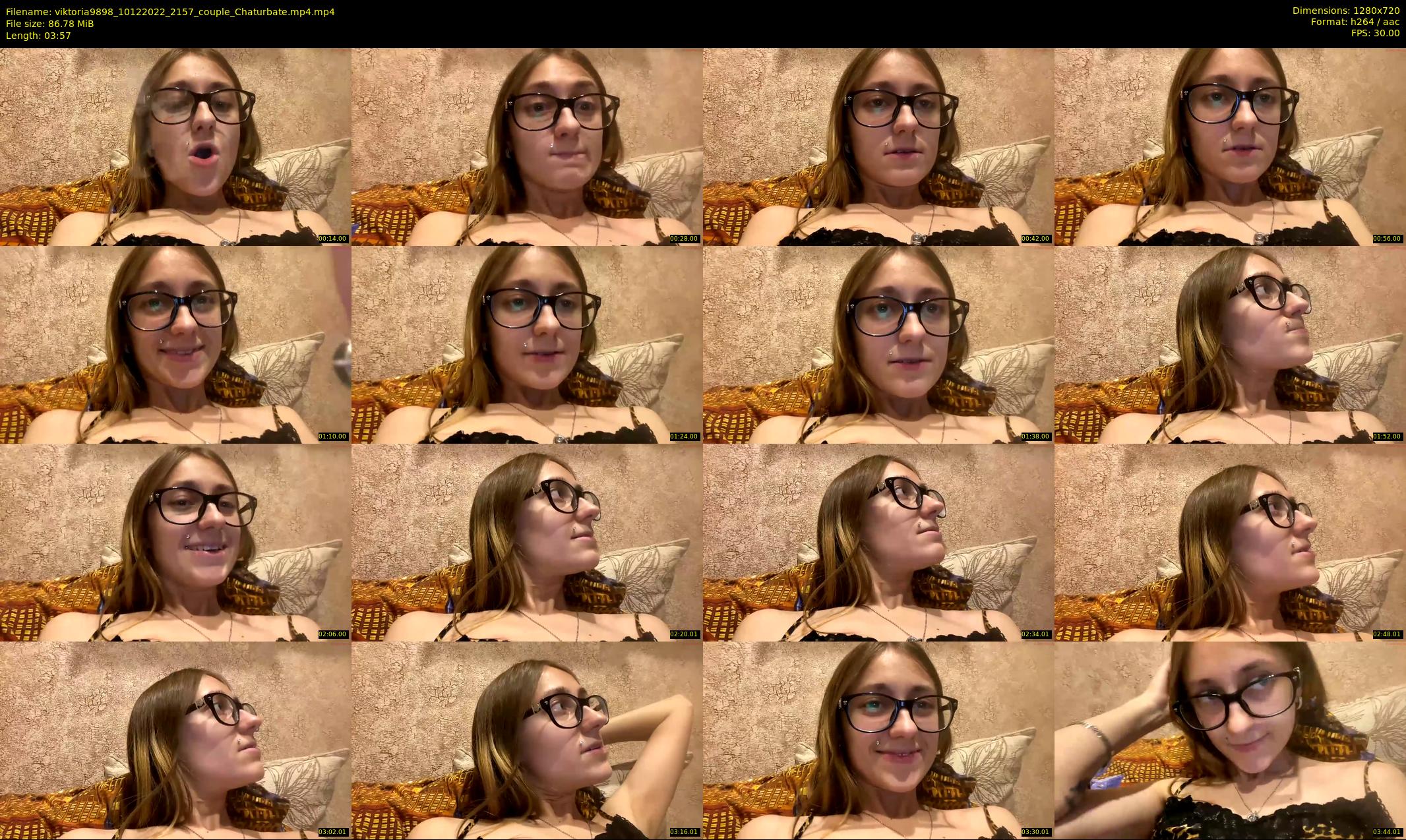 viktoria9898 — 4 minute Chaturbate couple cam show recording, 720p, Dec 10, 2022