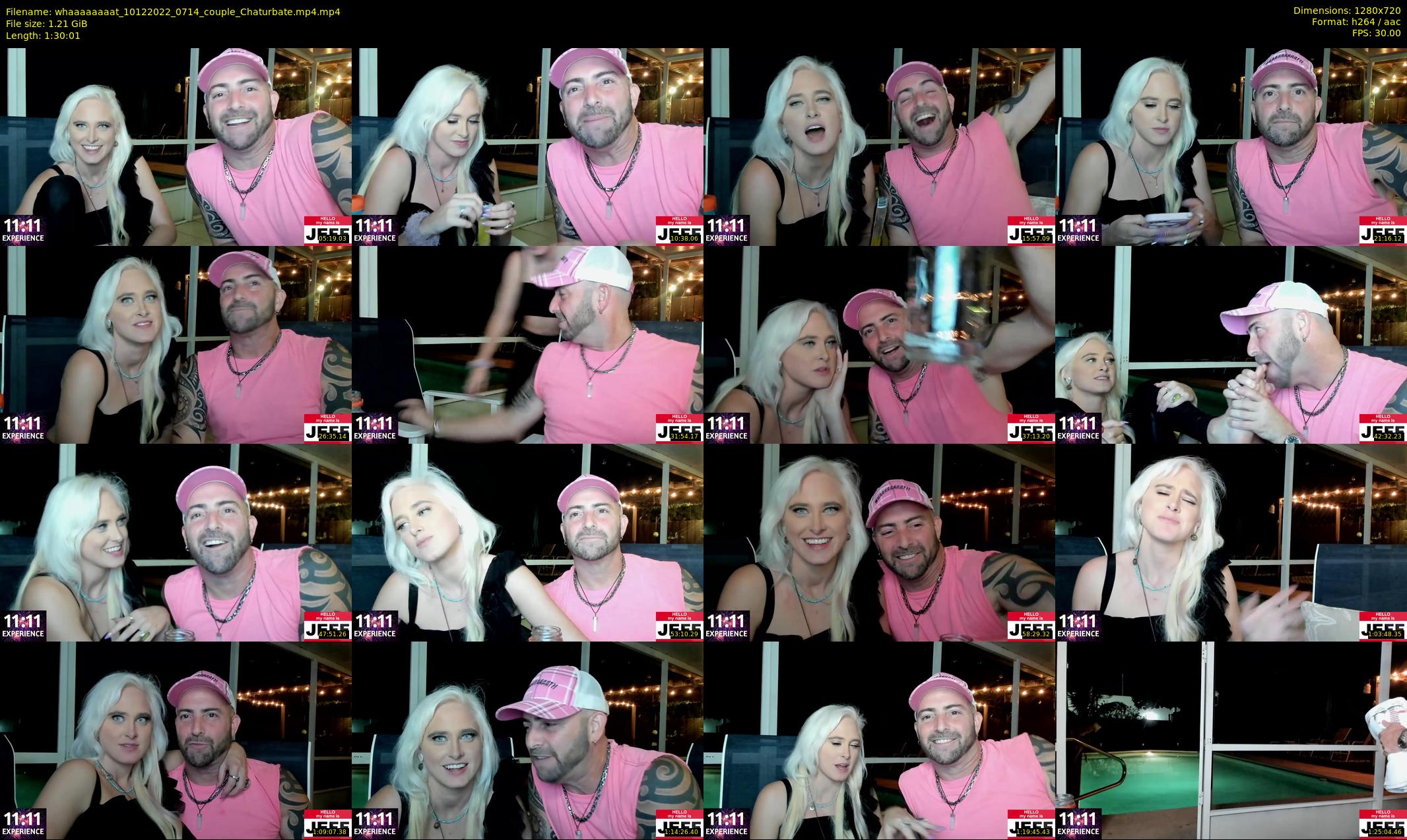 whaaaaaaaat — 91 minute Chaturbate couple cam show recording, 720p, Dec 10, 2022