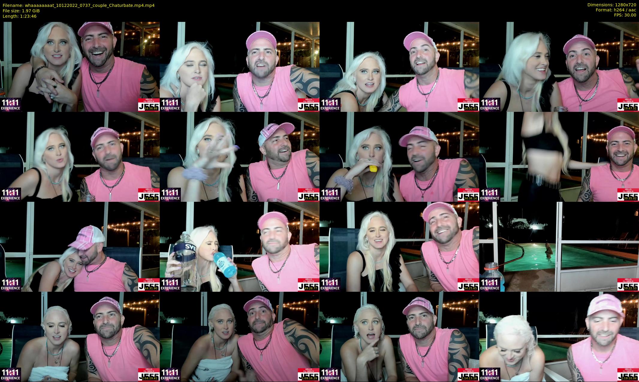whaaaaaaaat — 84 minute Chaturbate couple cam show recording, 720p, Dec 10, 2022