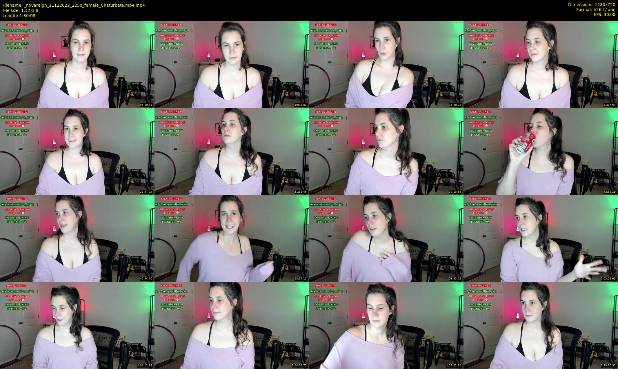 _novareign — 91 minute Chaturbate female cam show recording, 720p, Dec 11, 2022