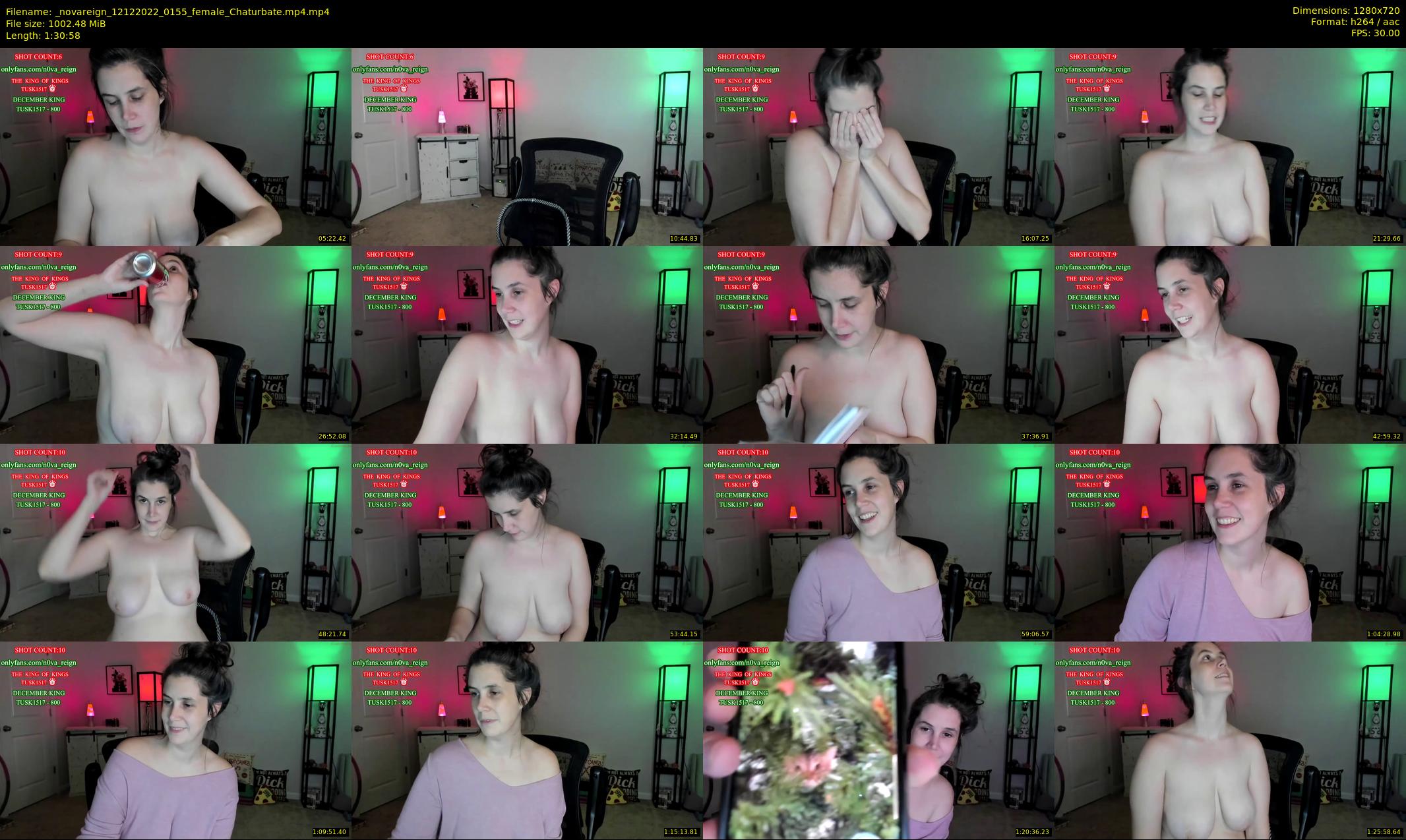 _novareign — 91 minute Chaturbate female cam show recording, 720p, Dec 12, 2022