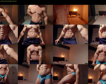 adam_muscle_ — 55 minute Chaturbate male cam show recording, 1080p, Dec 11, 2022