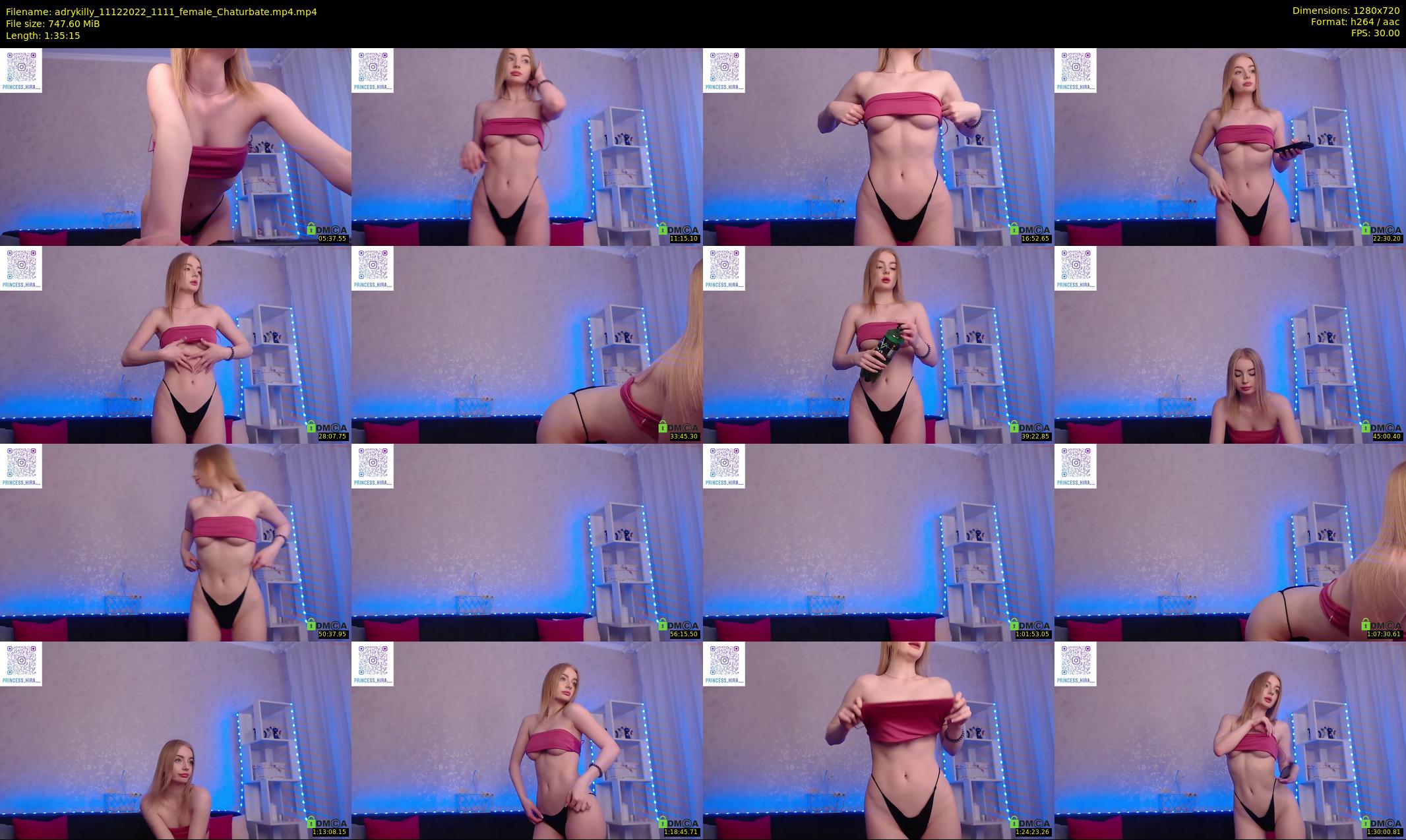 adrykilly — 96 minute Chaturbate female cam show recording, 720p, Dec 11, 2022