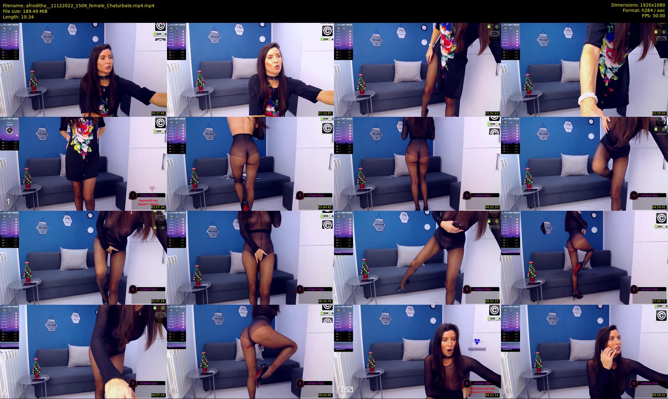 afroditha_ — 11 minute Chaturbate female cam show recording, 1080p, Dec 11, 2022
