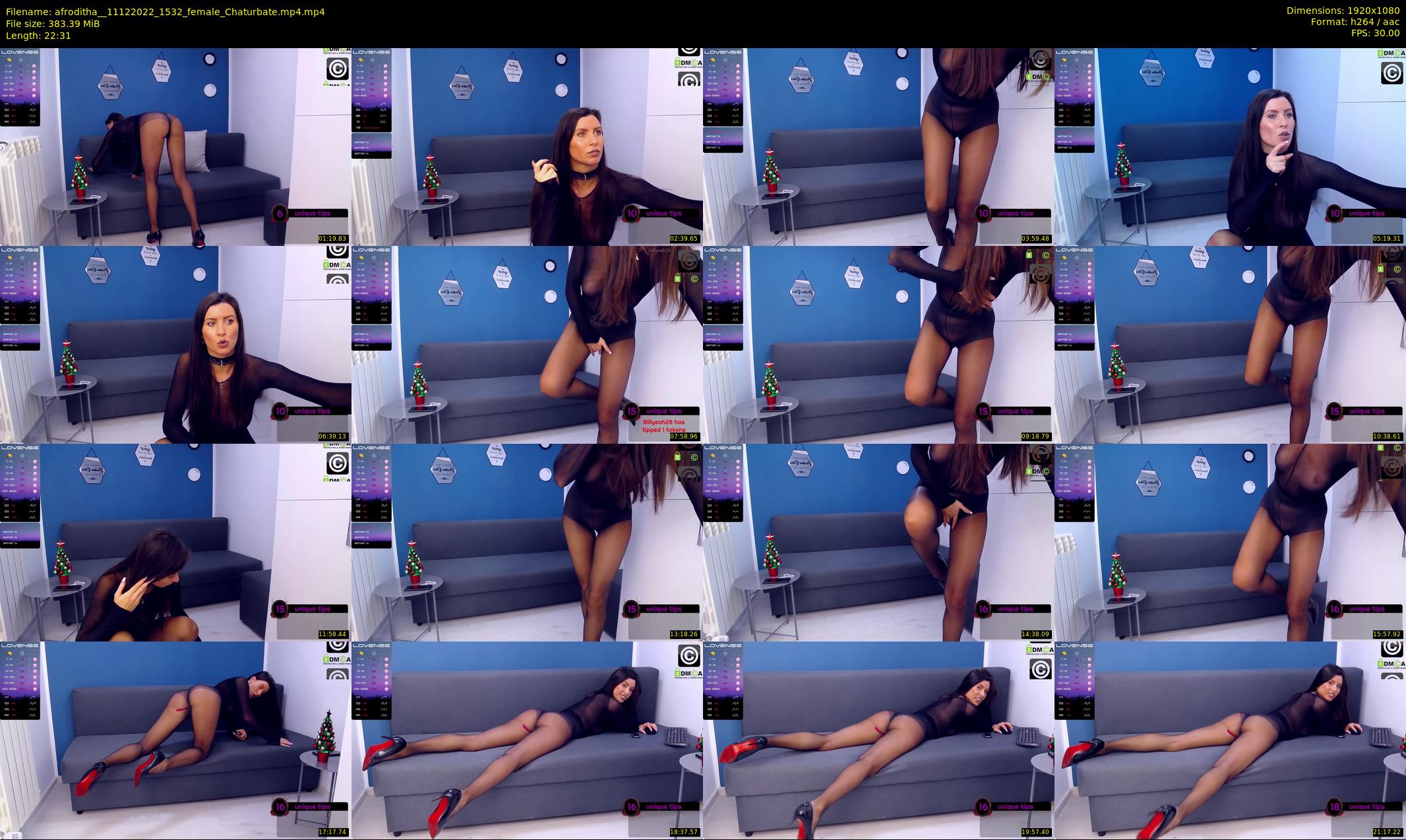 afroditha_ — 23 minute Chaturbate female cam show recording, 1080p, Dec 11, 2022