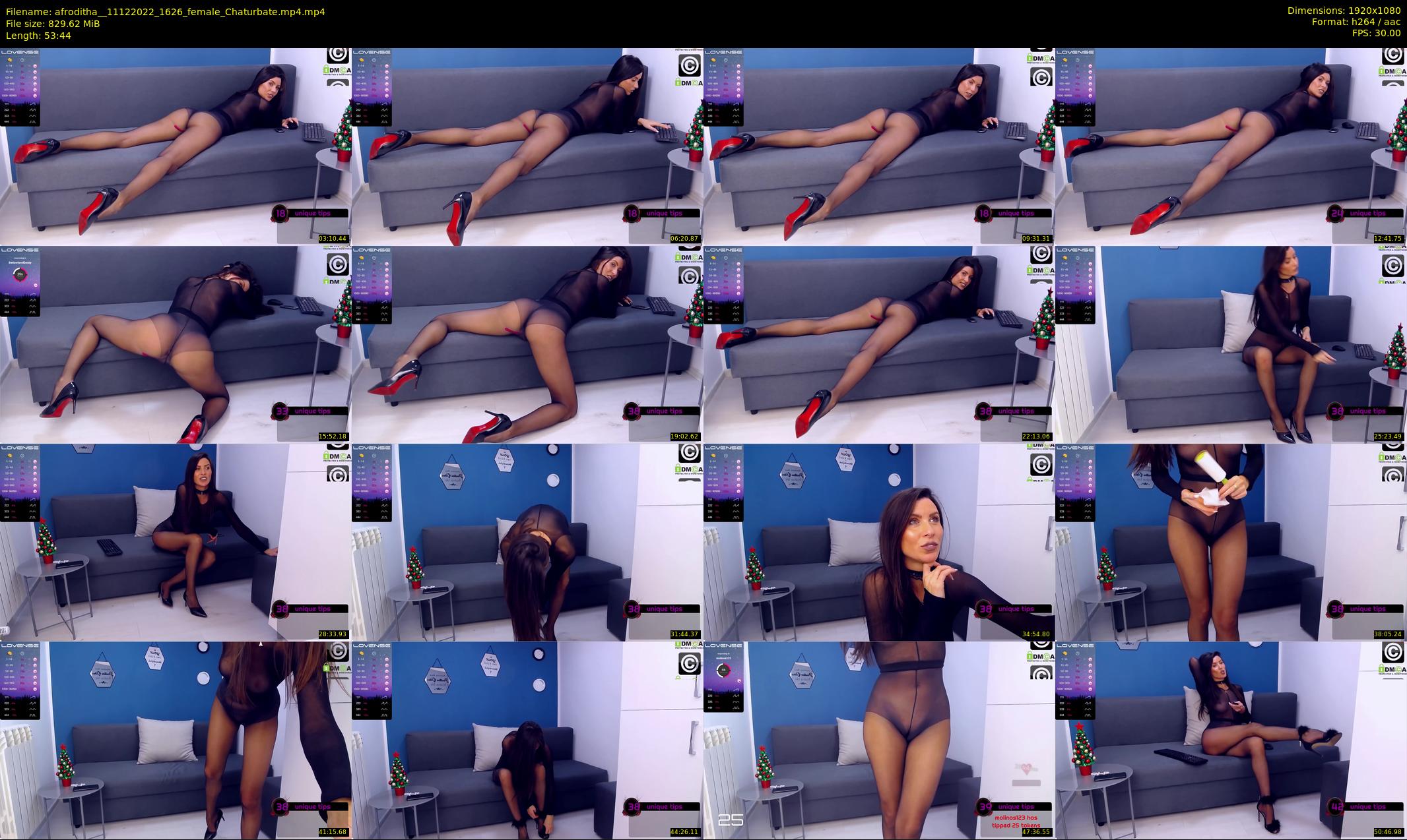 afroditha_ — 54 minute Chaturbate female cam show recording, 1080p, Dec 11, 2022