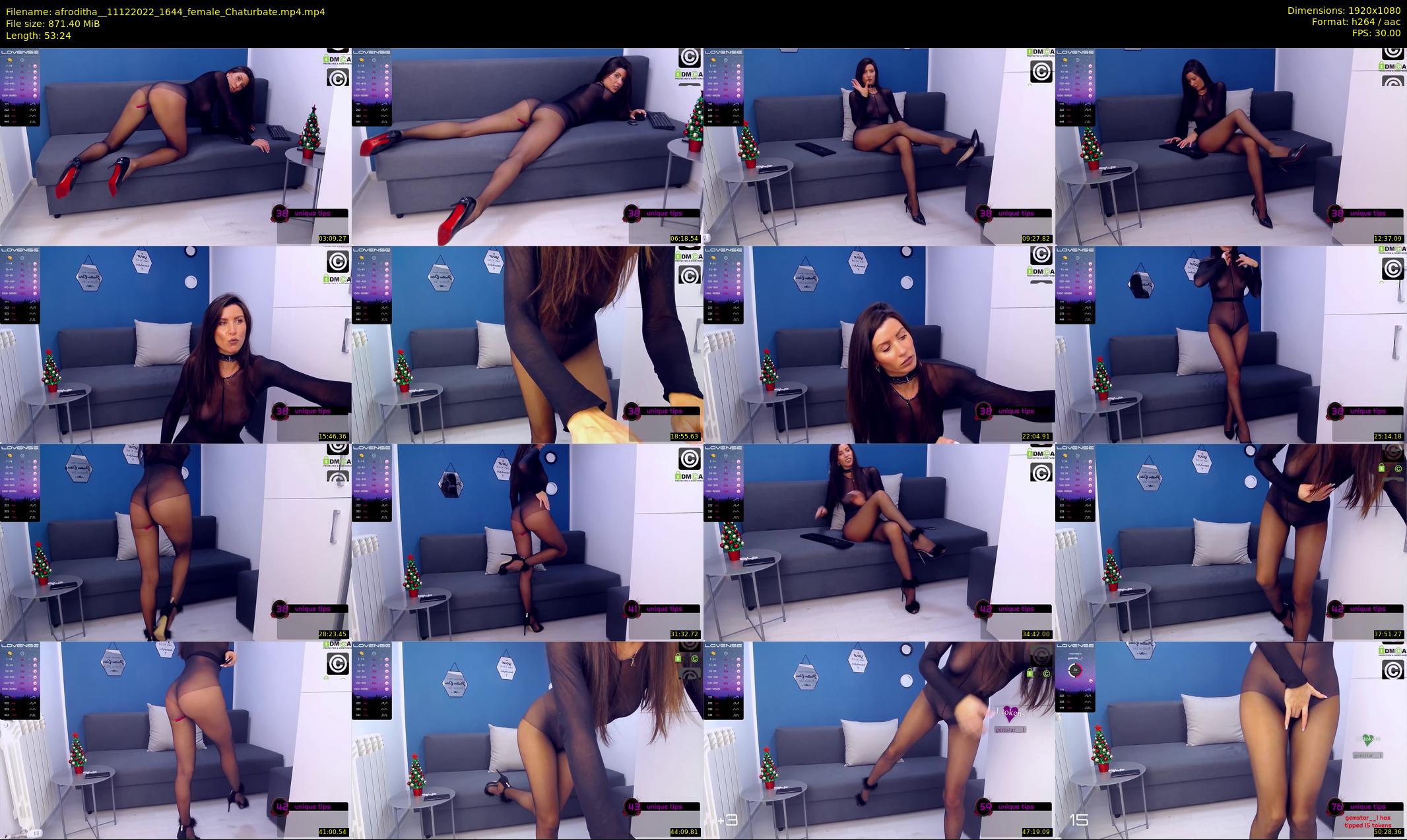 afroditha_ — 54 minute Chaturbate female cam show recording, 1080p, Dec 11, 2022
