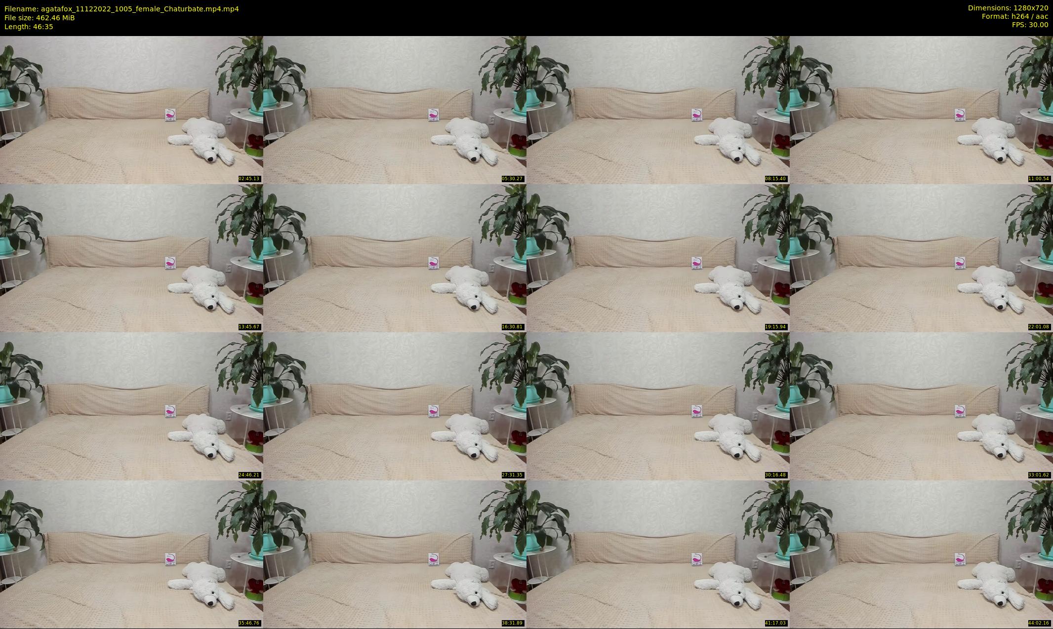 agatafox — 47 minute Chaturbate female cam show recording, 720p, Dec 11, 2022
