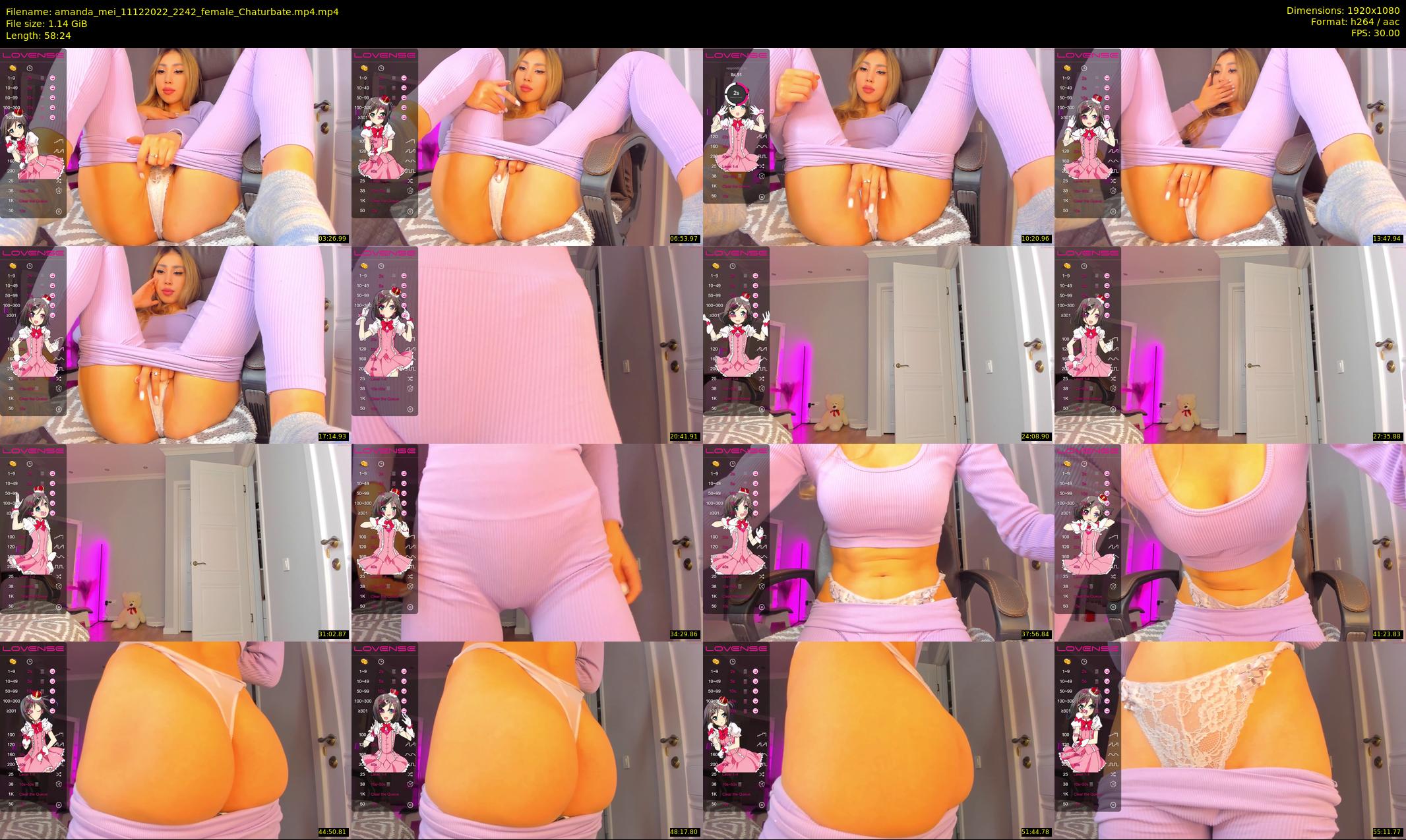 amanda_mei — 59 minute Chaturbate female cam show recording, 1080p, Dec 11, 2022