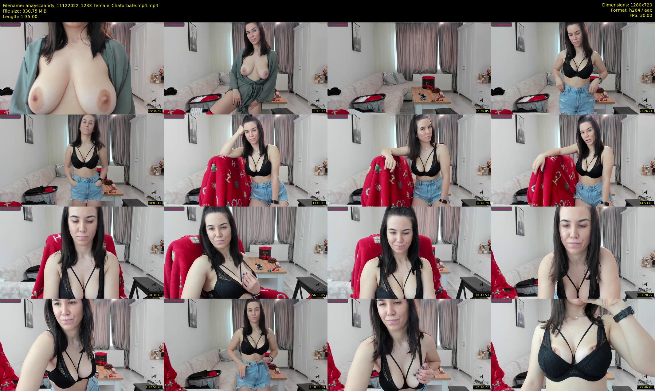 anayscaandy — 95 minute Chaturbate female cam show recording, 720p, Dec 11, 2022
