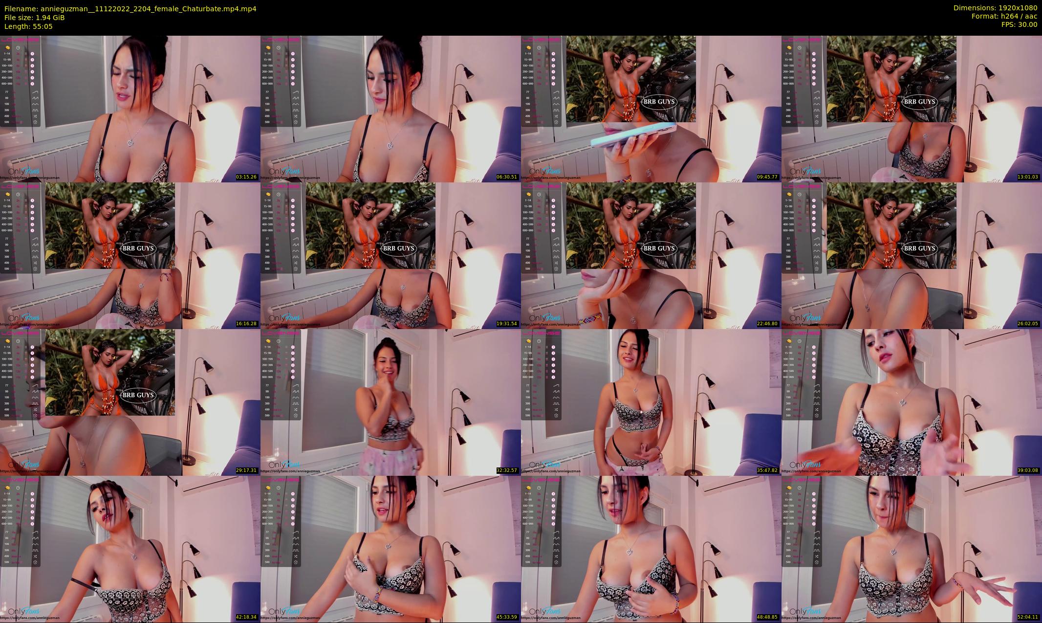 annieguzman_ — 56 minute Chaturbate female cam show recording, 1080p, Dec 11, 2022