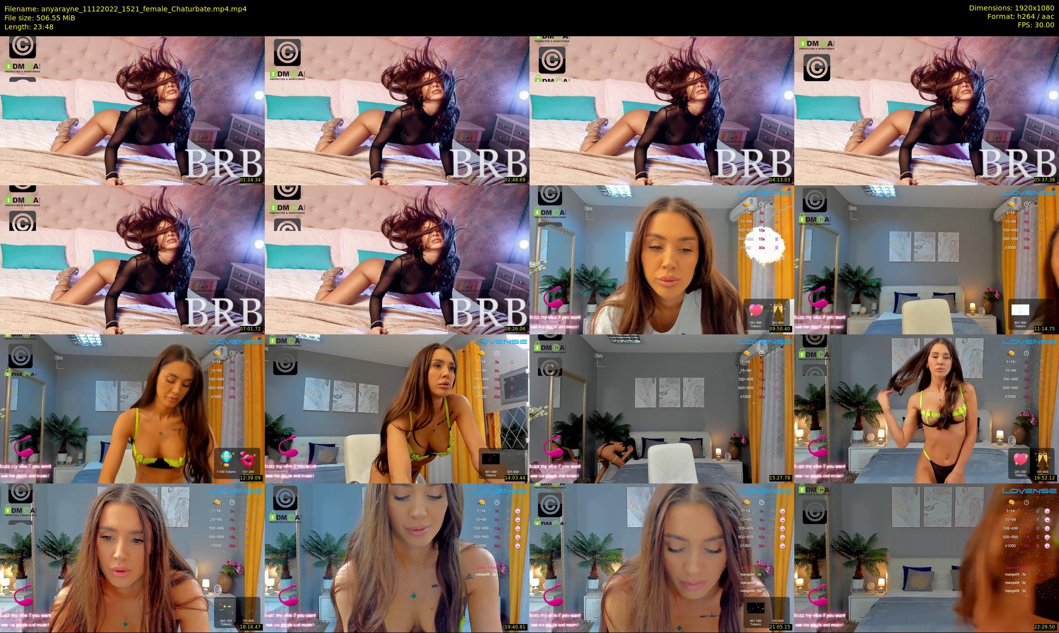 anyarayne — 24 minute Chaturbate female cam show recording, 1080p, Dec 11, 2022