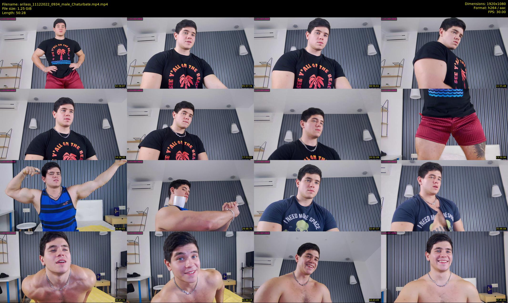 arilass — 51 minute Chaturbate male cam show recording, 1080p, Dec 11, 2022