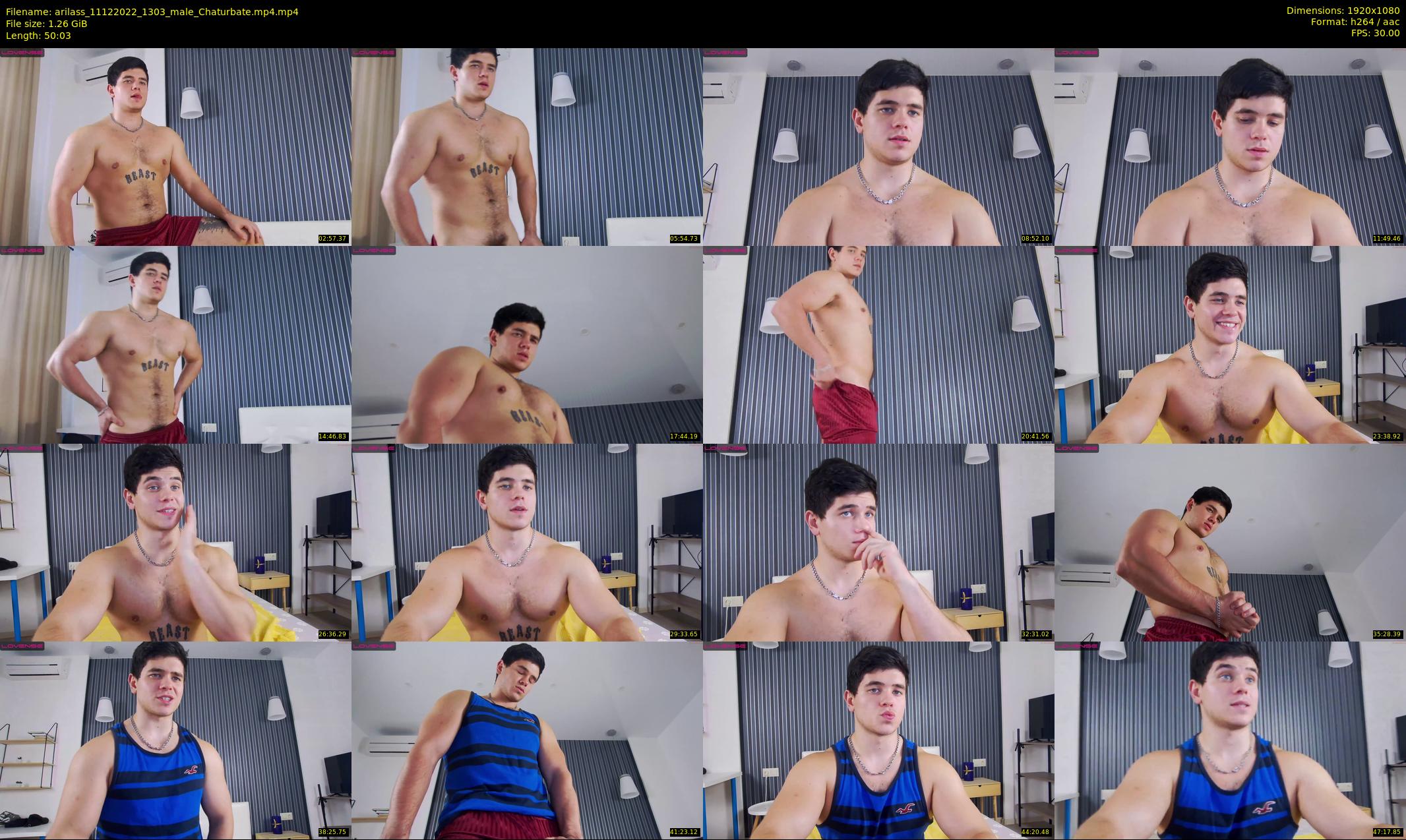 arilass — 51 minute Chaturbate male cam show recording, 1080p, Dec 11, 2022