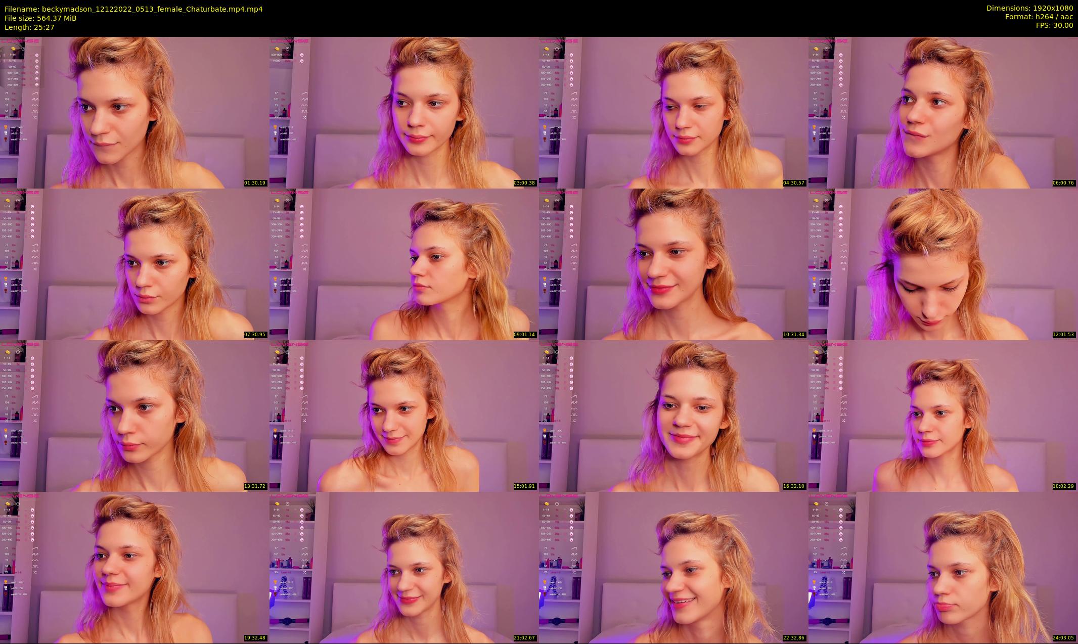 beckymadson — 26 minute Chaturbate female cam show recording, 1080p, Dec 12, 2022