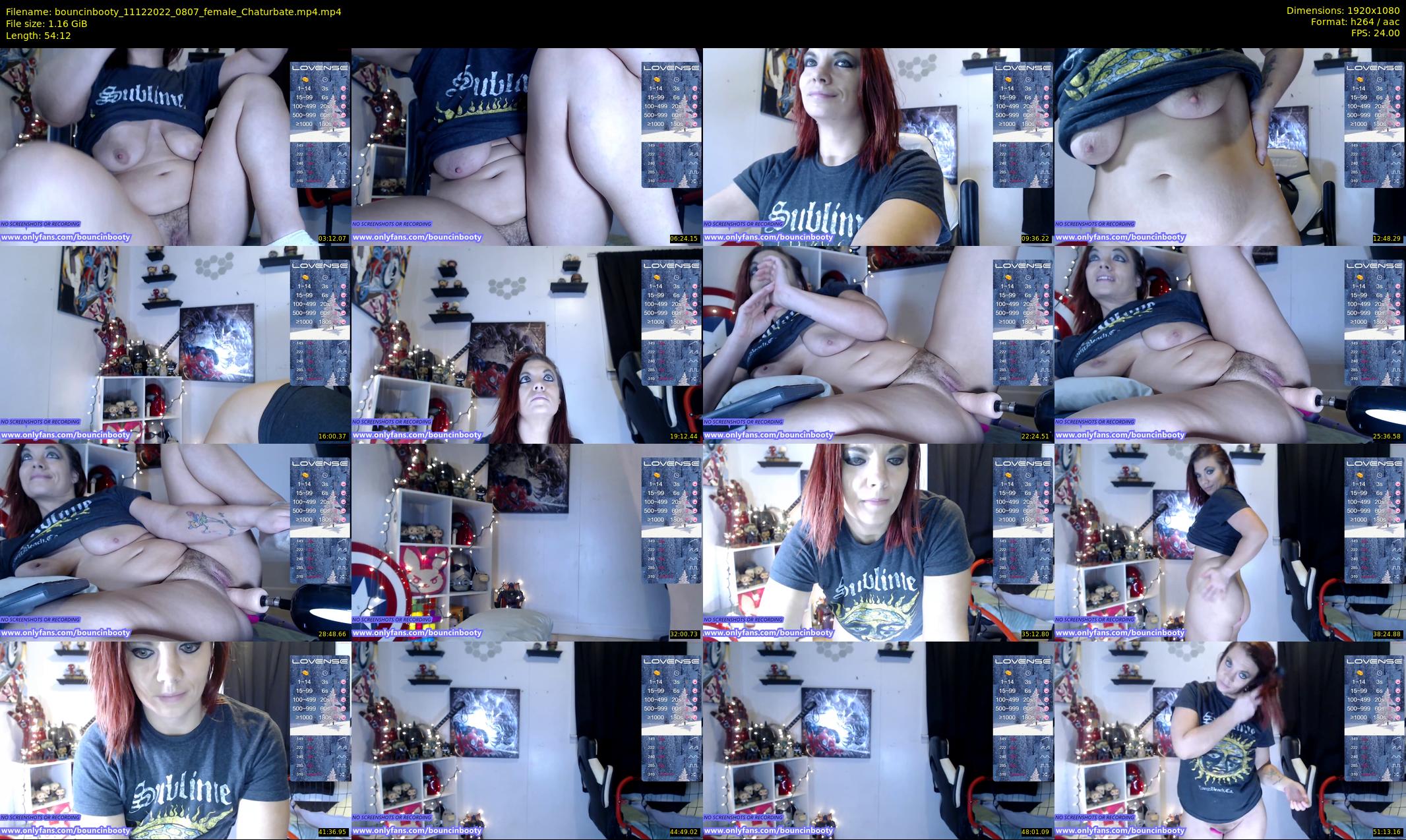 bouncinbooty — 55 minute Chaturbate female cam show recording, 1080p, Dec 11, 2022