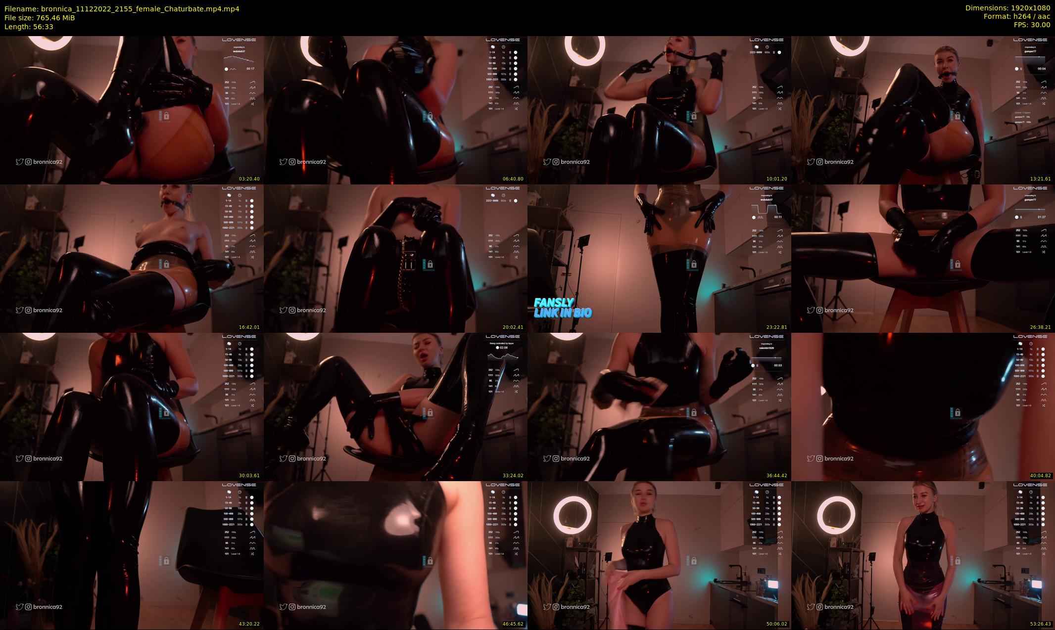 bronnica — 57 minute Chaturbate female cam show recording, 1080p, Dec 11, 2022