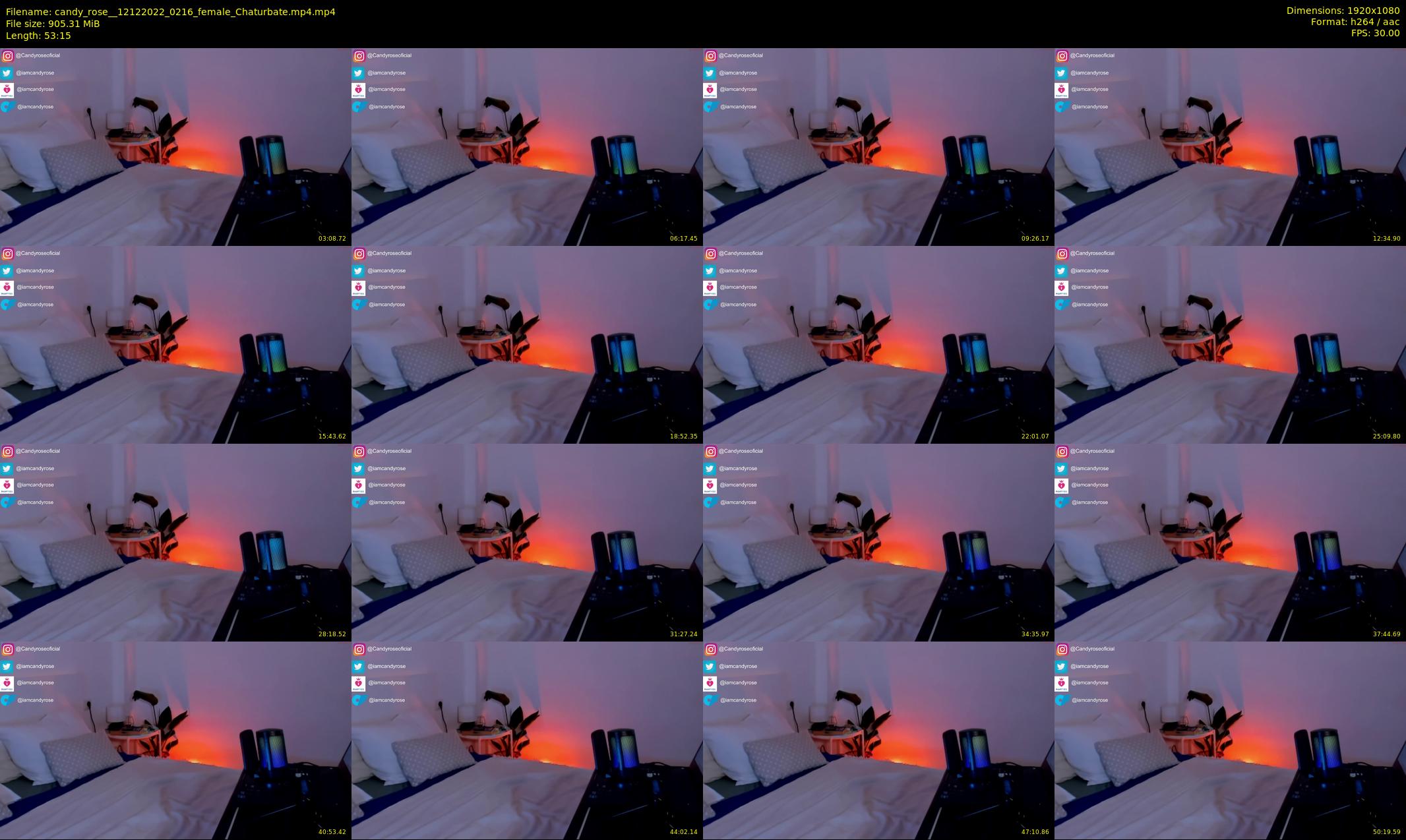 candy_rose_ — 54 minute Chaturbate female cam show recording, 1080p, Dec 12, 2022