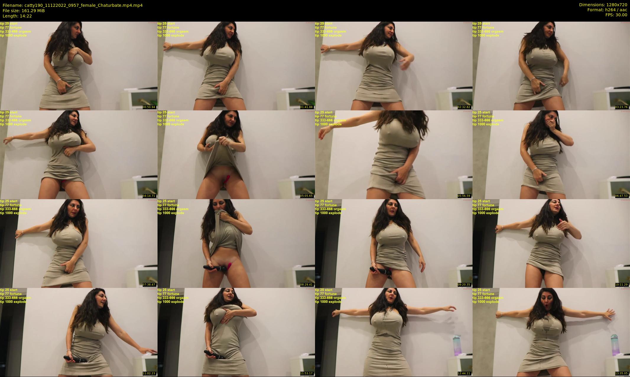 catty190 — 15 minute Chaturbate female cam show recording, 720p, Dec 11, 2022