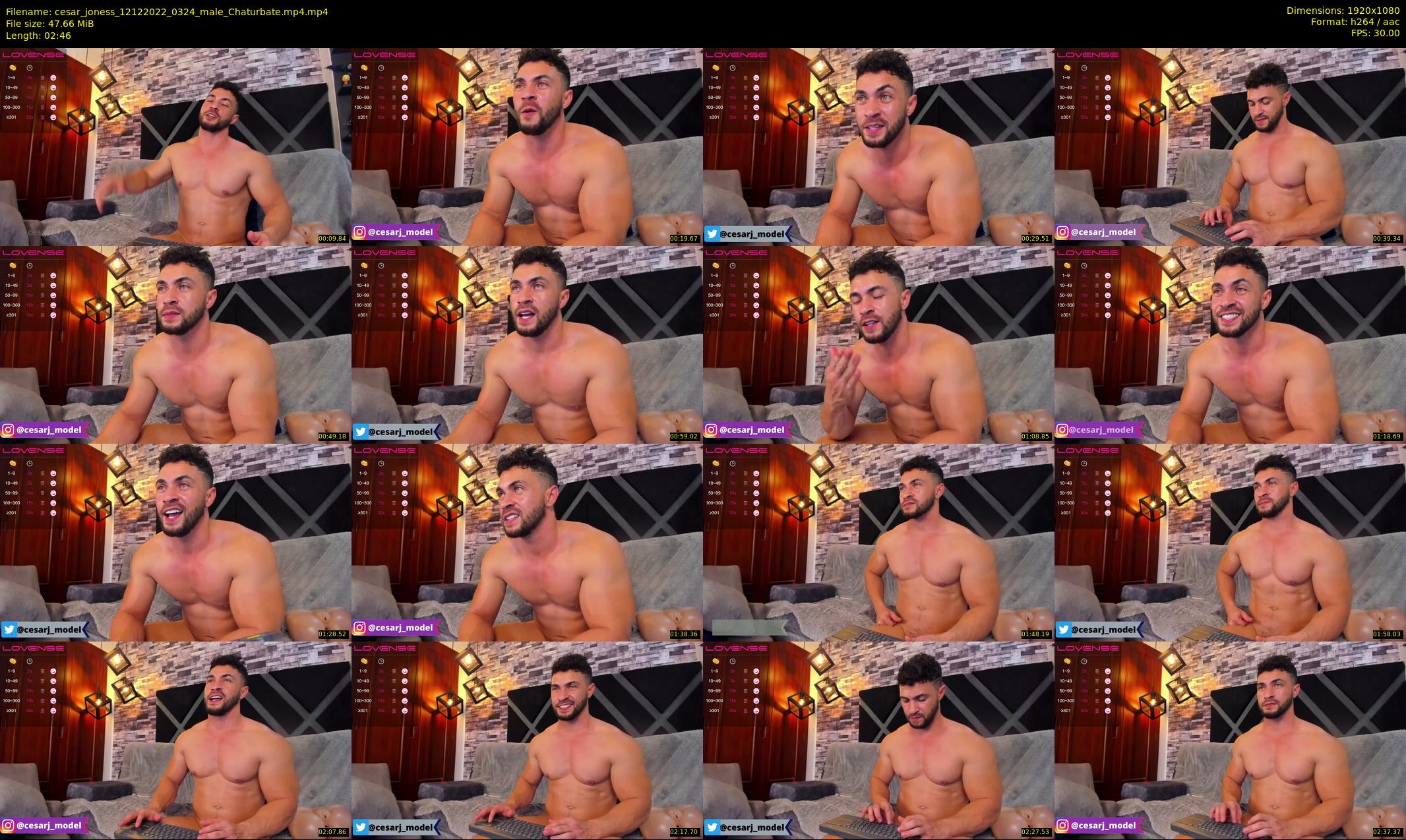 cesar_joness — 3 minute Chaturbate male cam show recording, 1080p, Dec 12, 2022