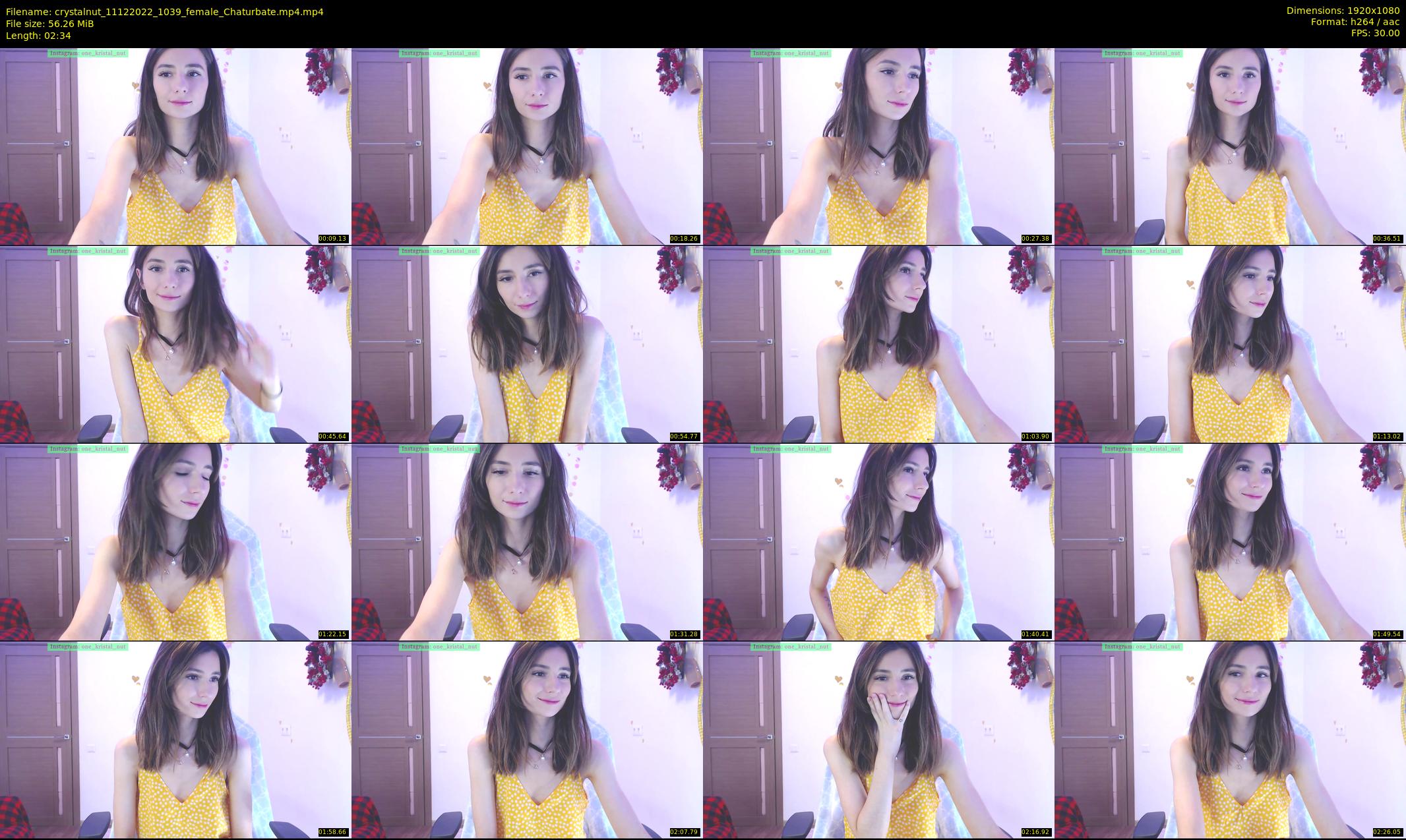 crystalnut — 3 minute Chaturbate female cam show recording, 1080p, Dec 11, 2022