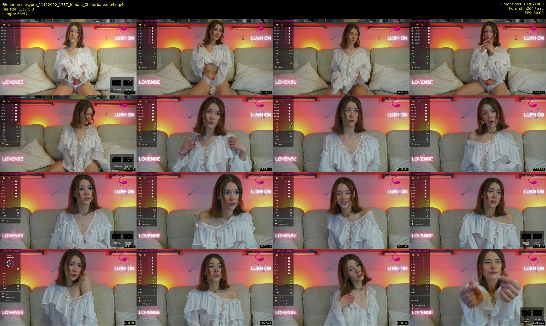 daisypro — 54 minute Chaturbate couple cam show recording, 1080p, Dec 11, 2022