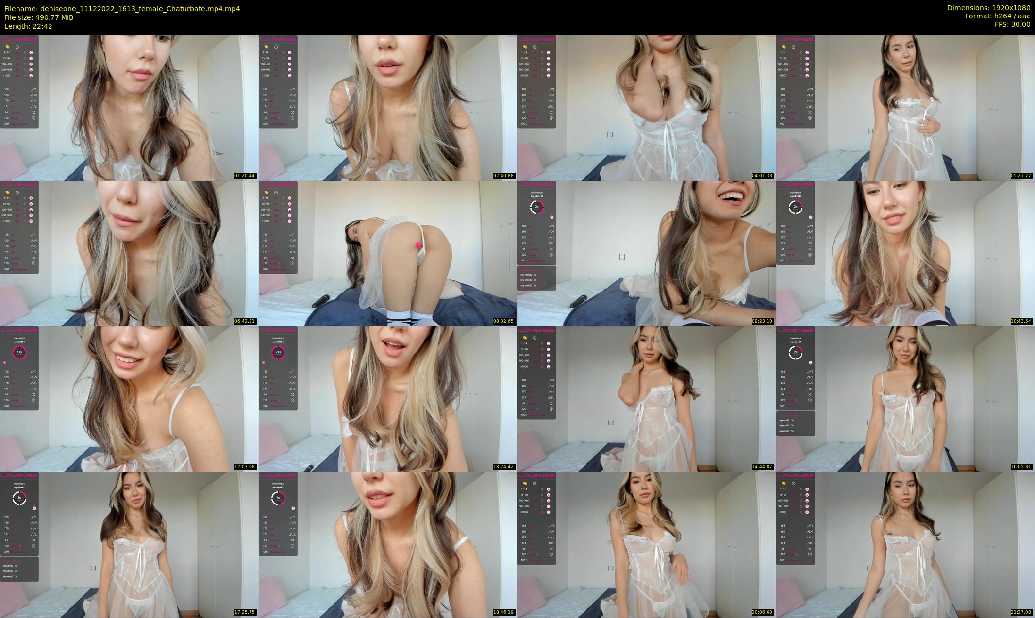 deniseone — 23 minute Chaturbate female cam show recording, 1080p, Dec 11, 2022