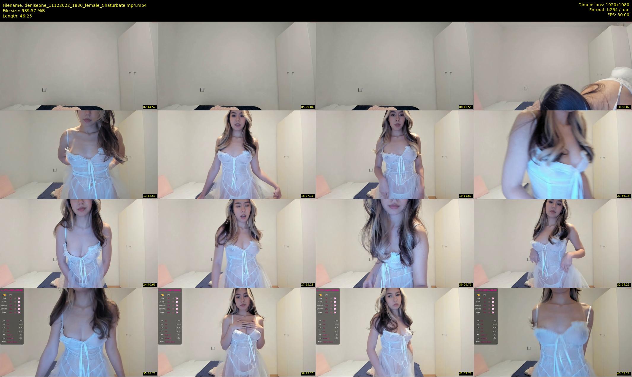 deniseone — 47 minute Chaturbate female cam show recording, 1080p, Dec 11, 2022