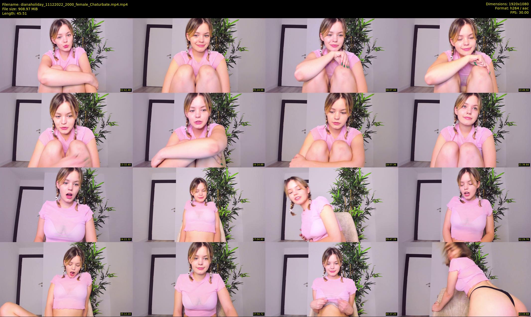 dianaholiday — 46 minute Chaturbate female cam show recording, 1080p, Dec 11, 2022