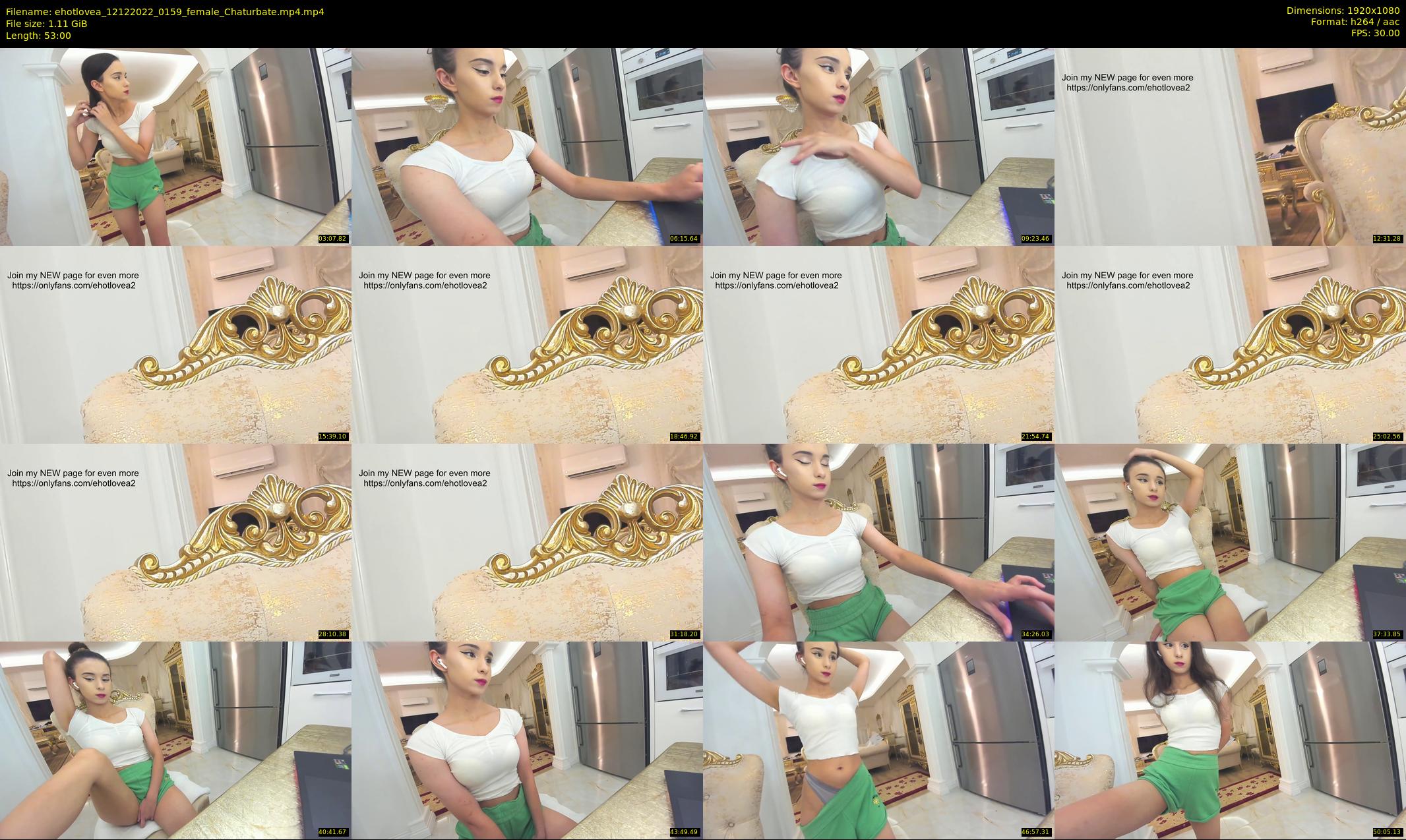 ehotlovea — 53 minute Chaturbate female cam show recording, 1080p, Dec 12, 2022