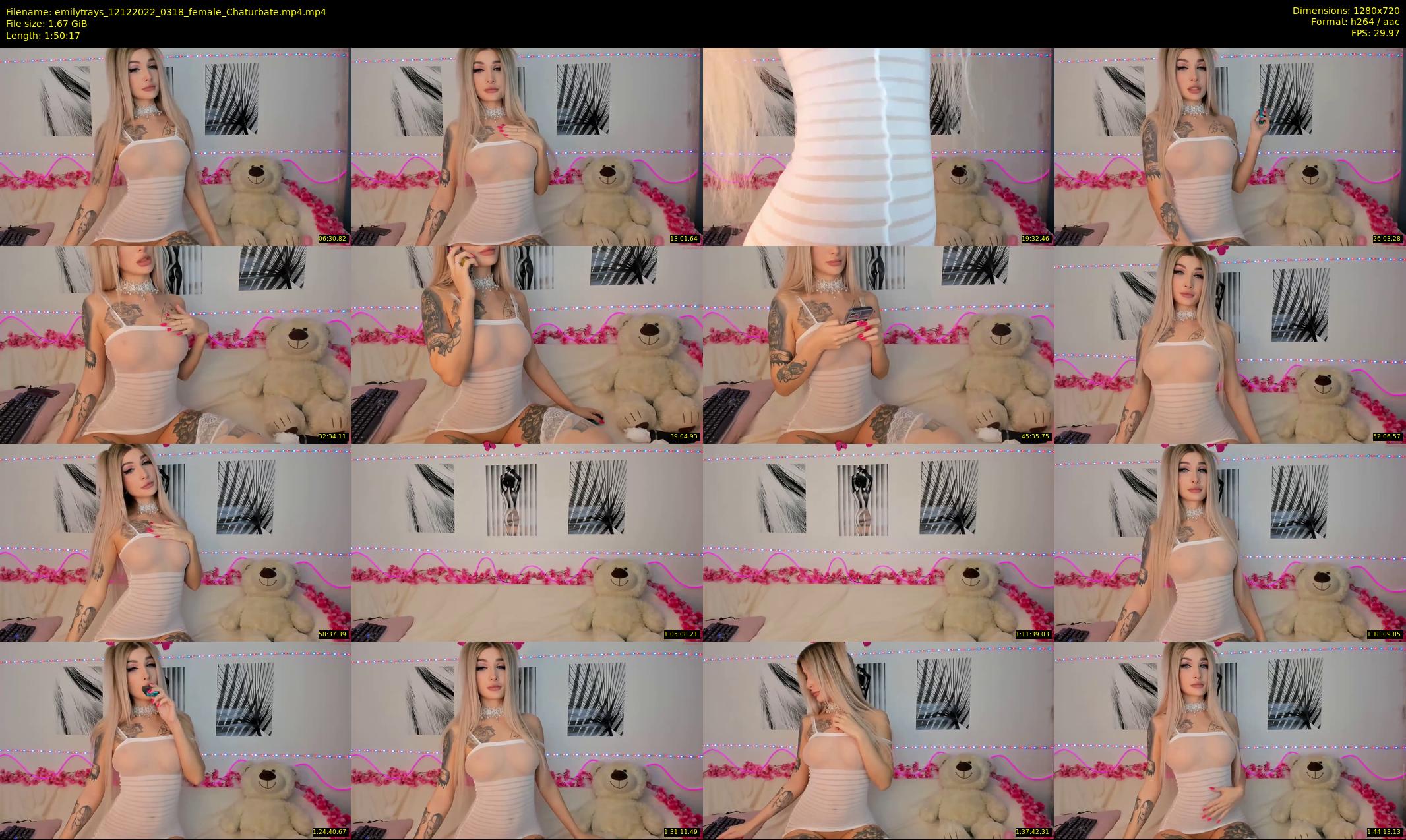 emilytrays — 111 minute Chaturbate female cam show recording, 720p, Dec 12, 2022