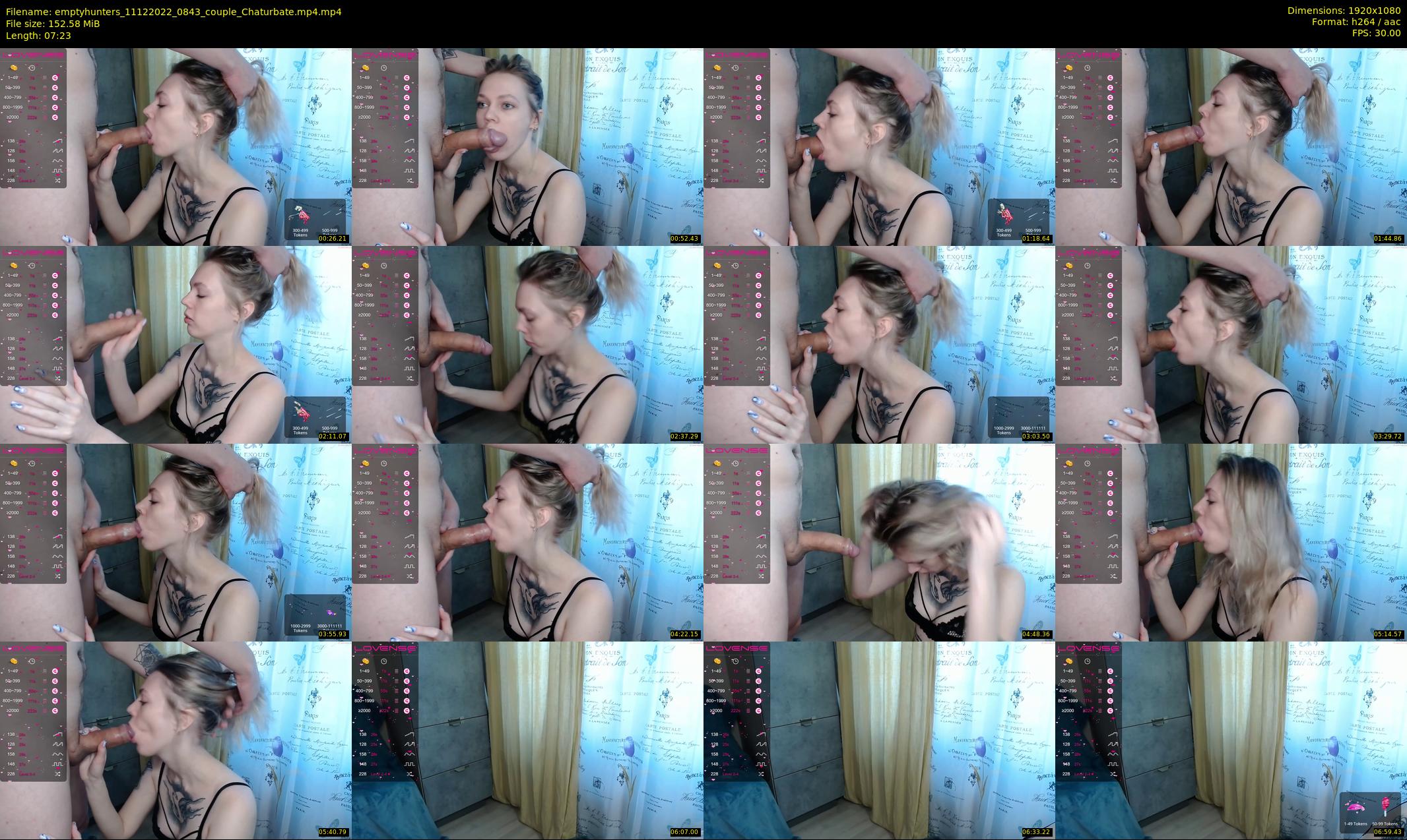 emptyhunters — 8 minute Chaturbate couple cam show recording, 1080p, Dec 11, 2022