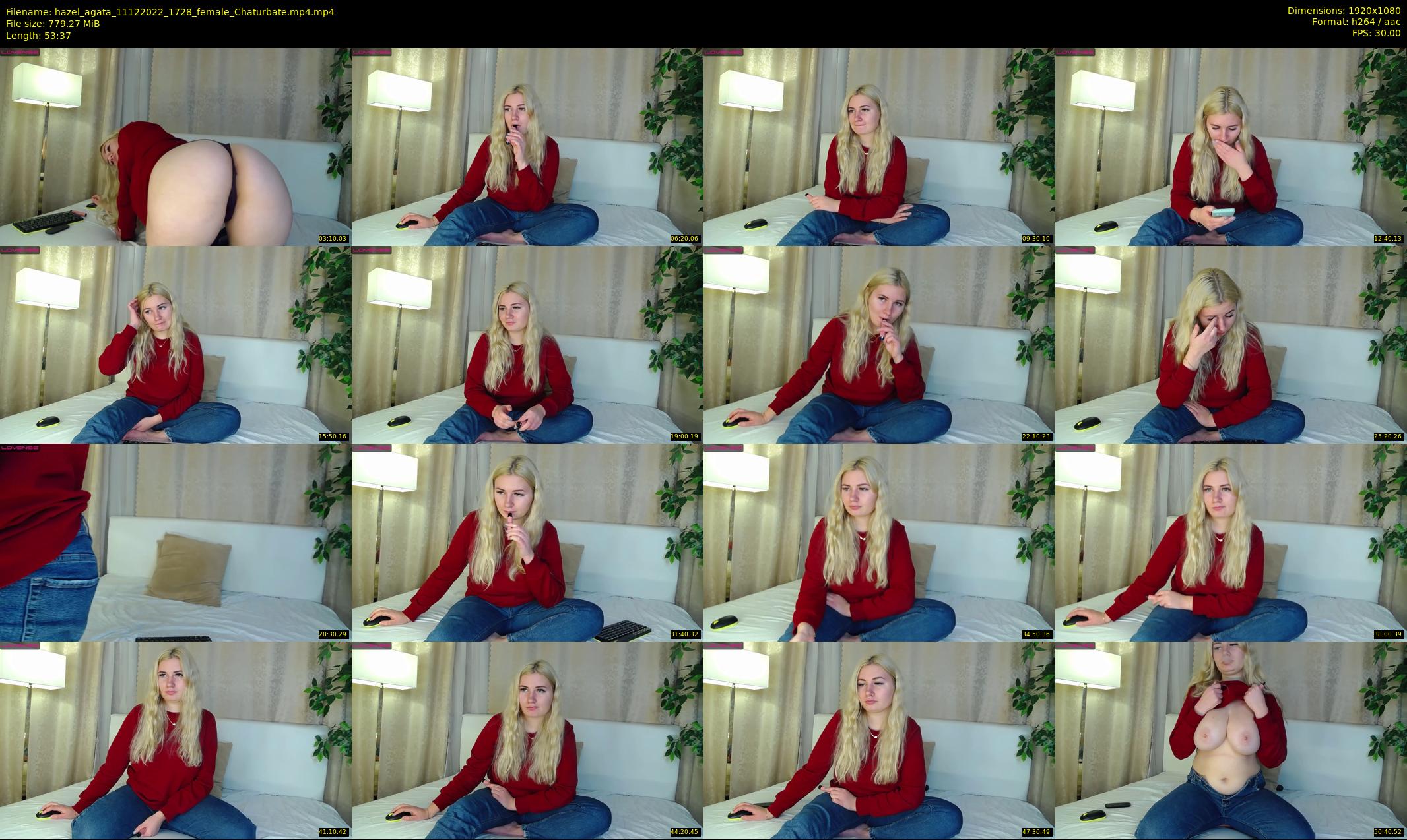 hazel_agata — 54 minute Chaturbate female cam show recording, 1080p, Dec 11, 2022