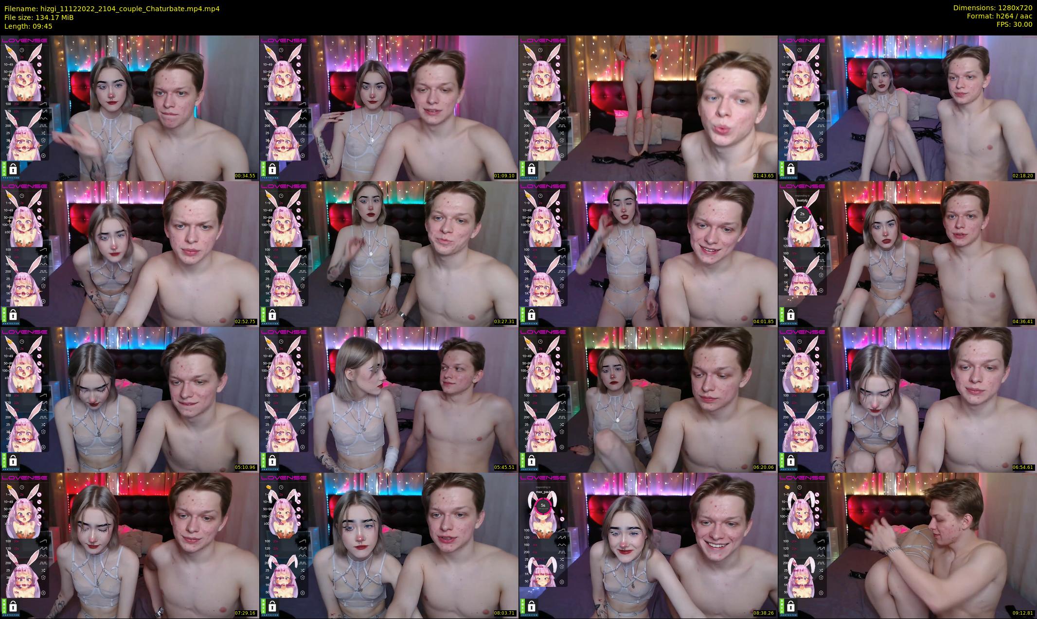 hizgi — 10 minute Chaturbate couple cam show recording, 720p, Dec 11, 2022