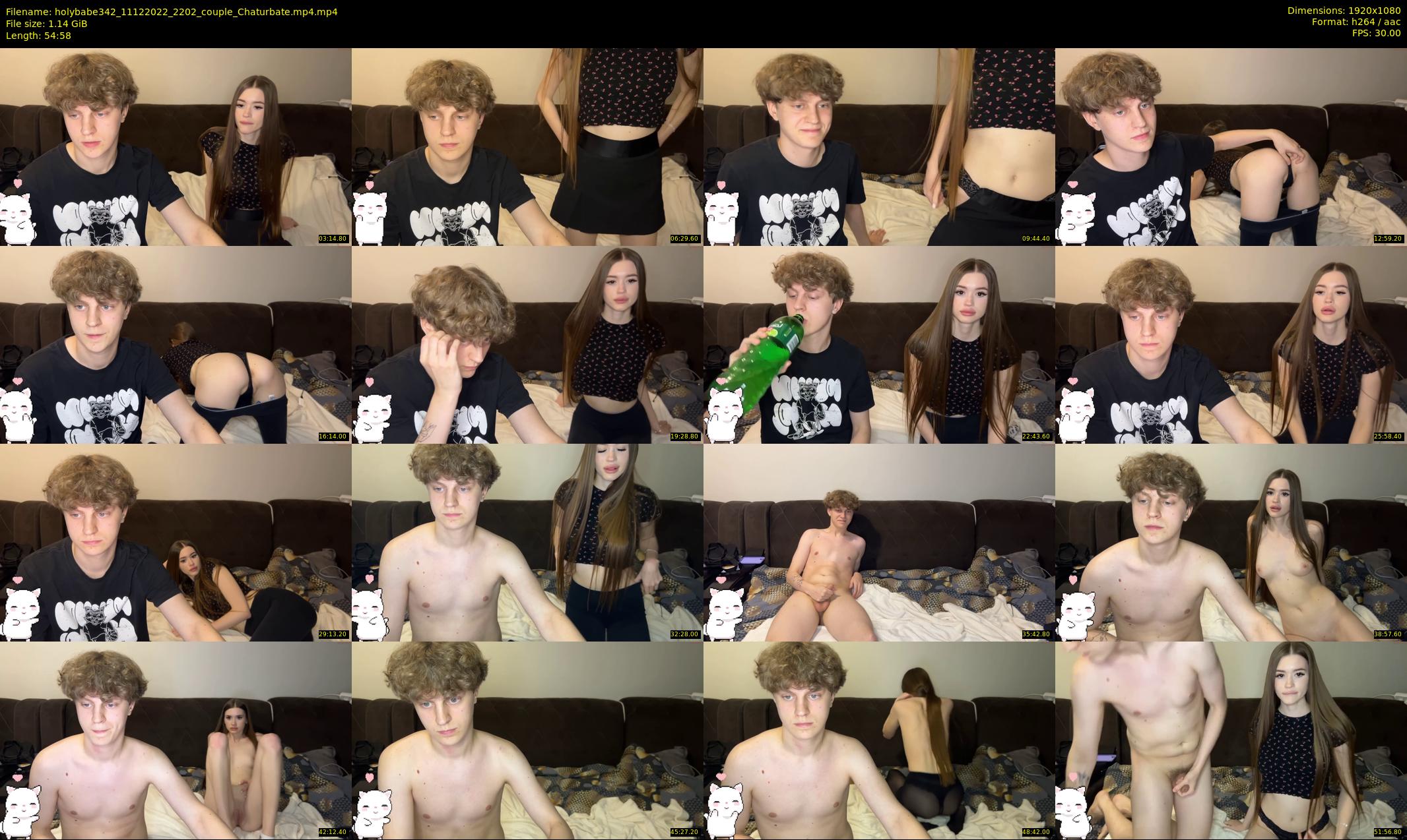 holybabe342 — 55 minute Chaturbate couple cam show recording, 1080p, Dec 11, 2022